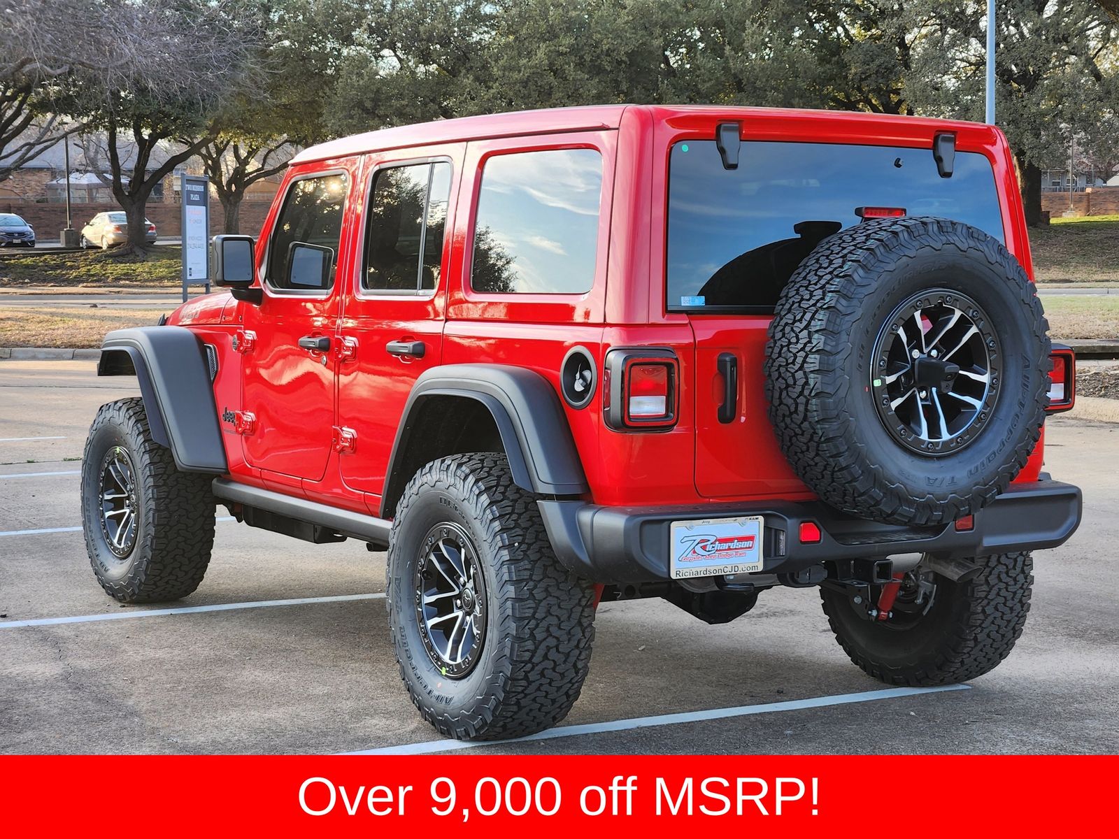 New 2026 Firecracker Red Jeep 4-DOOR WILLYS image 4