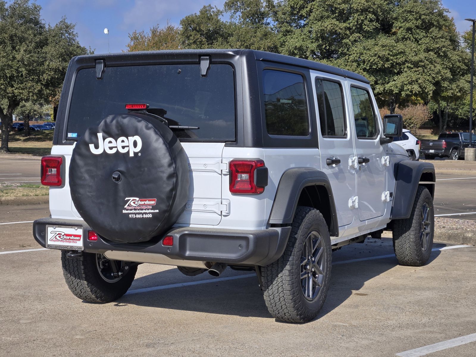 New 2026 Bright White Jeep 4-DOOR SPORT S image 3