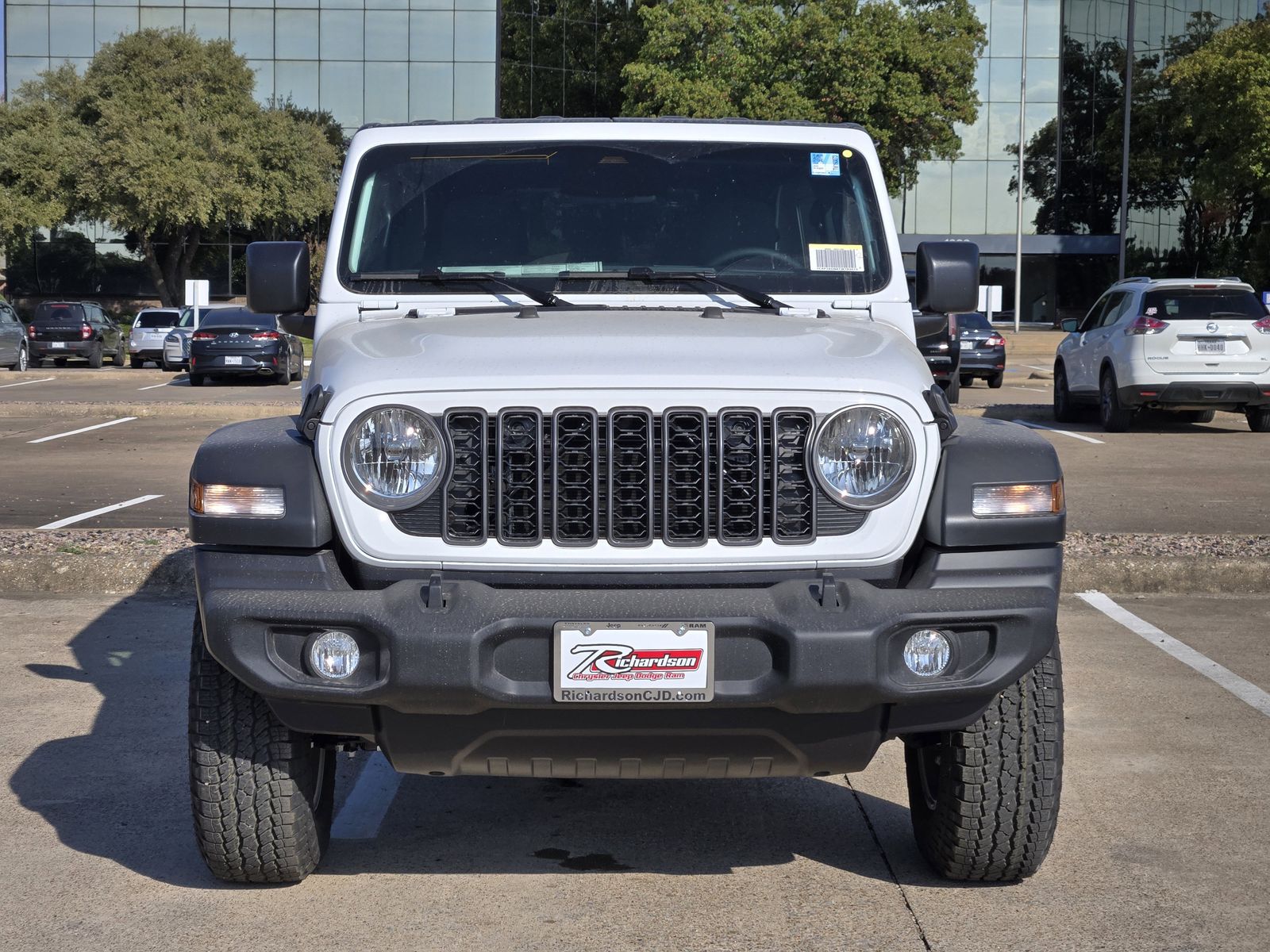 New 2026 Bright White Jeep 4-DOOR SPORT S image 6