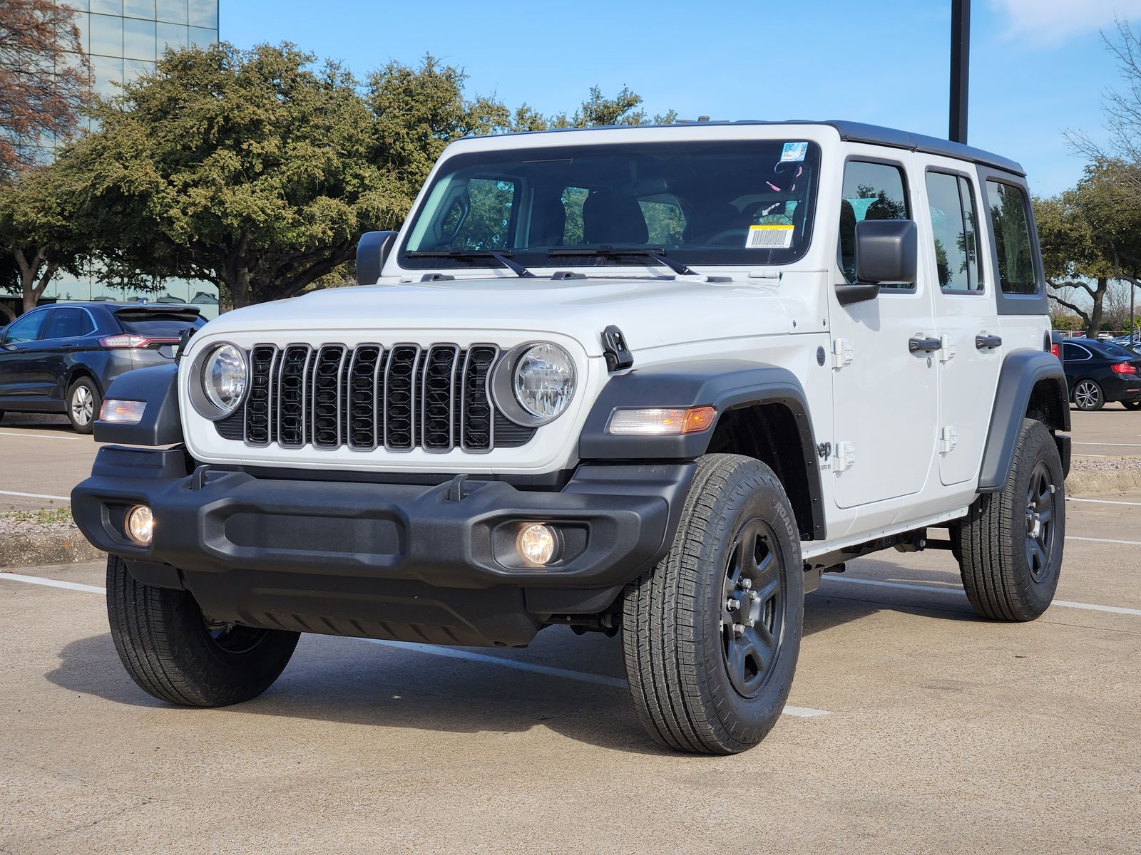 New 2026 Bright White Jeep 4-DOOR SPORT image 2