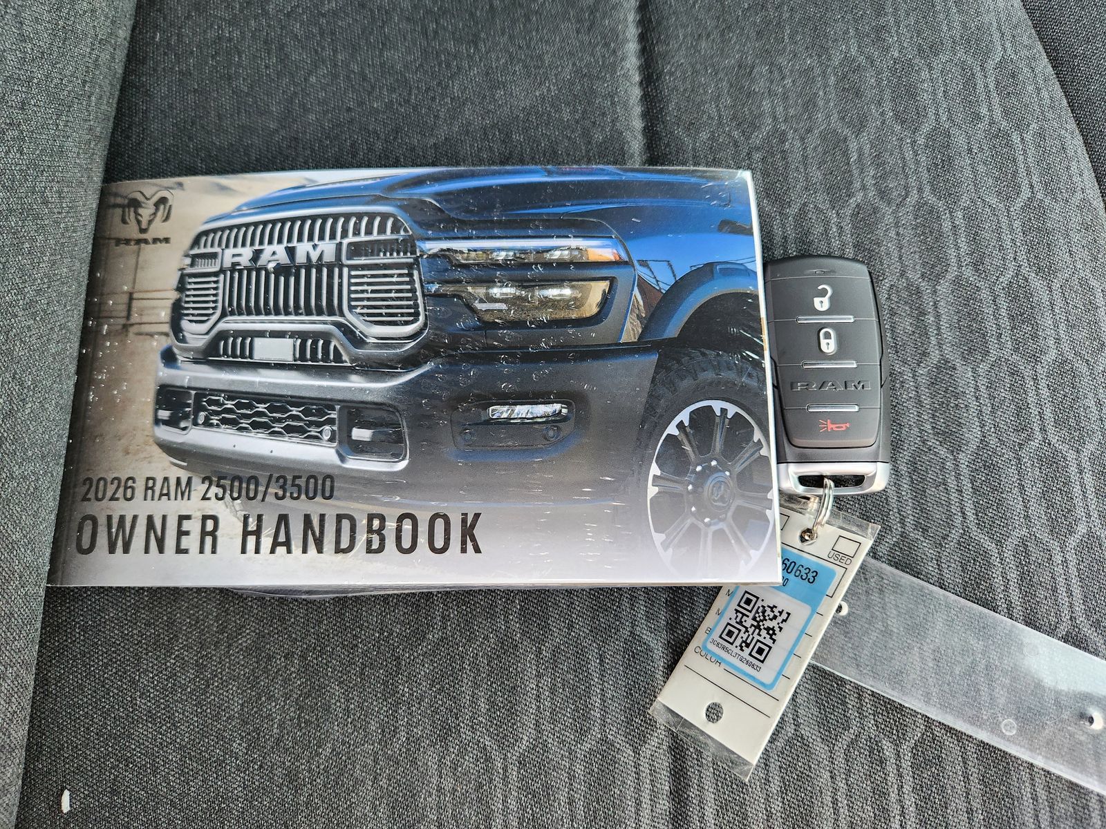 New 2026 Diamond Black Crystal Pearlcoat Ram TRADESMAN CREW CAB 4X4 6