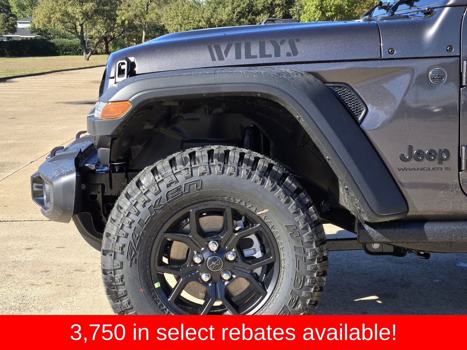New 2026 Granite Crystal Jeep 4-DOOR WILLYS image 9