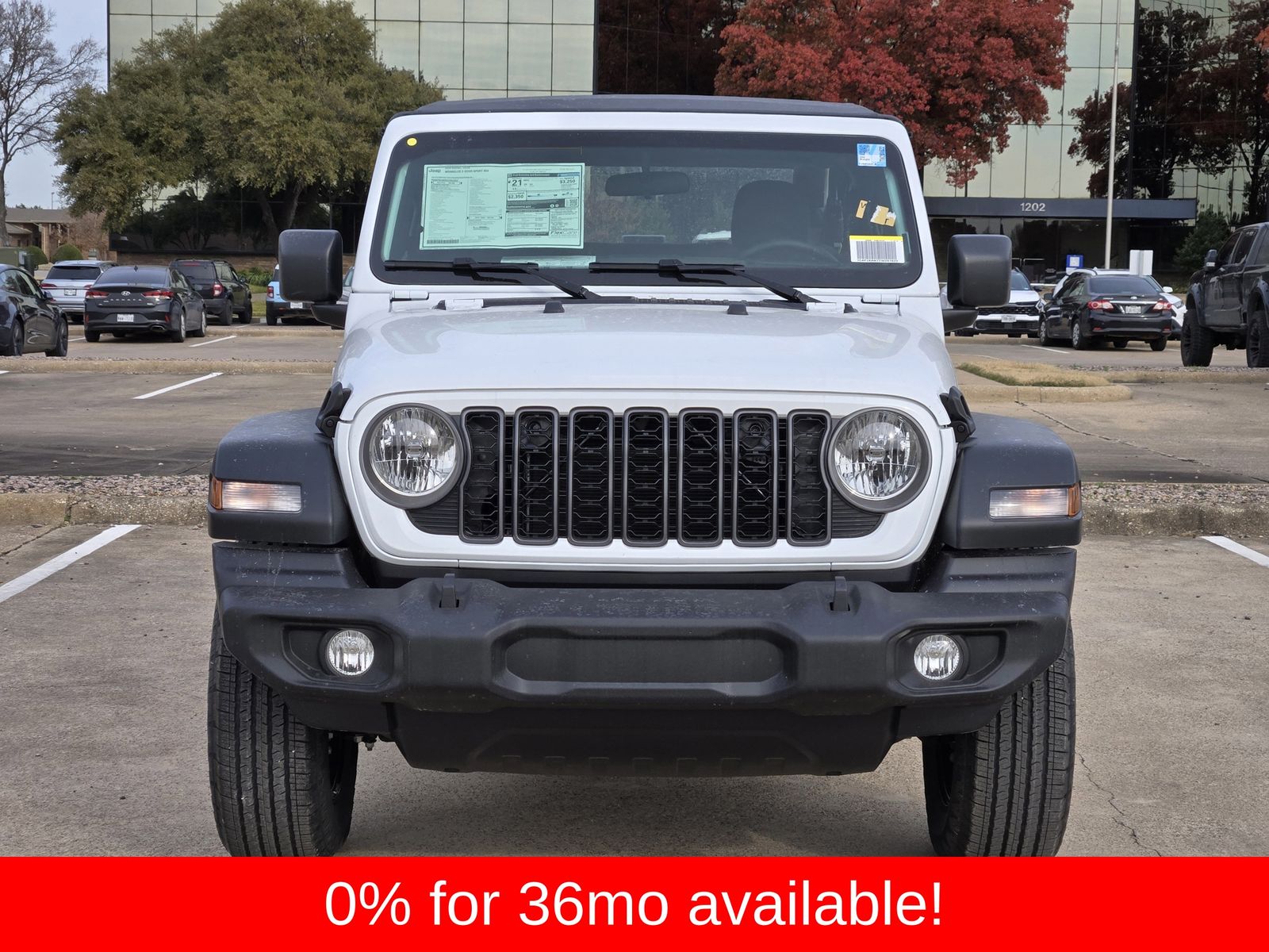 New 2026 Bright White Jeep 2-DOOR SPORT image 7