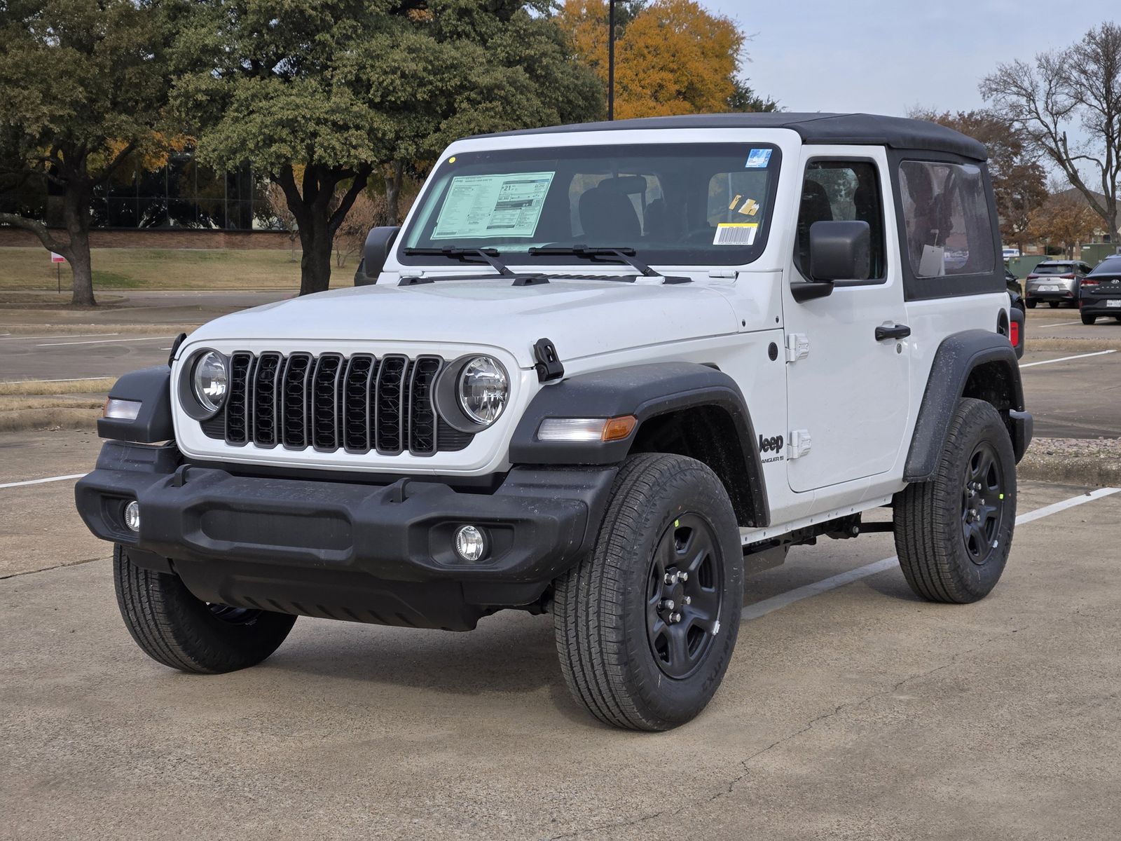New 2026 Bright White Jeep 2-DOOR SPORT image 2