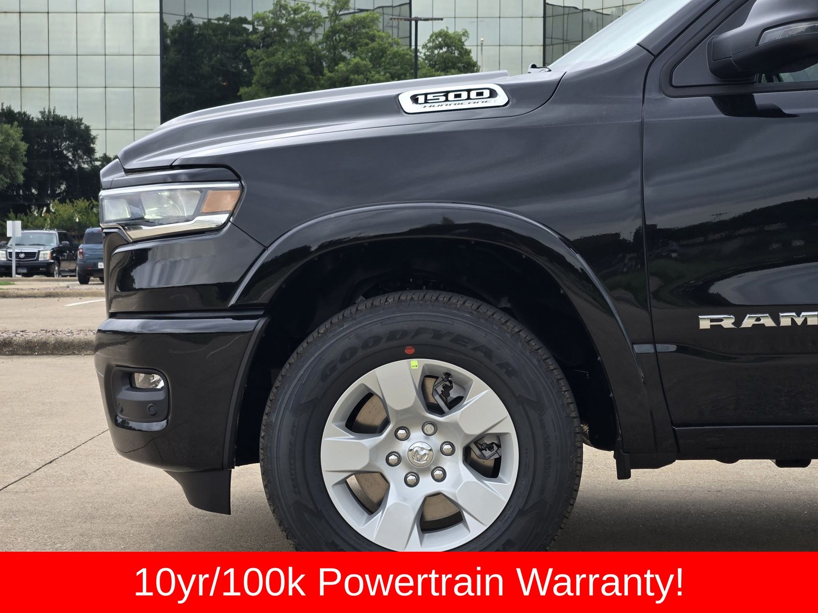 New 2026 Diamond Black Crystal Pearlcoat Ram LONE STAR CREW CAB 4X4 5