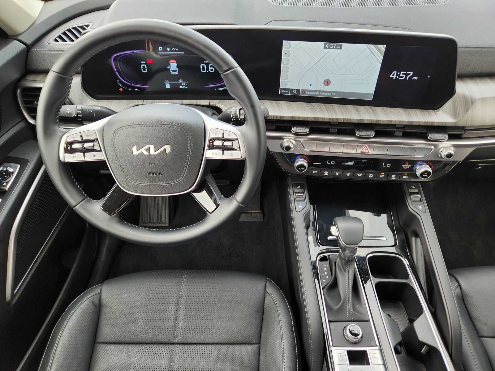 Used 2025 Ebony Black Kia EX image 35