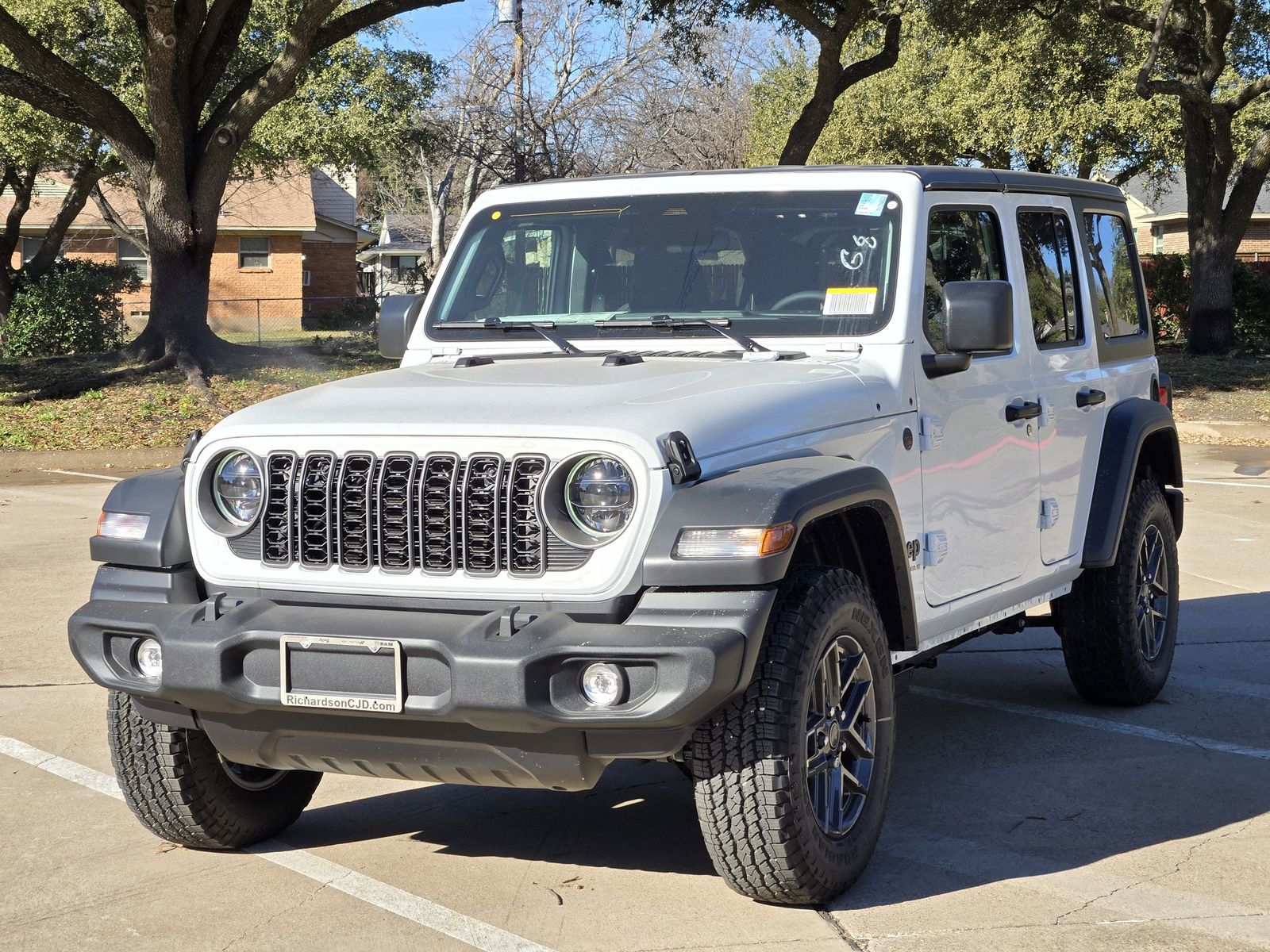 New 2026 Bright White Jeep 4-DOOR SPORT S image 2
