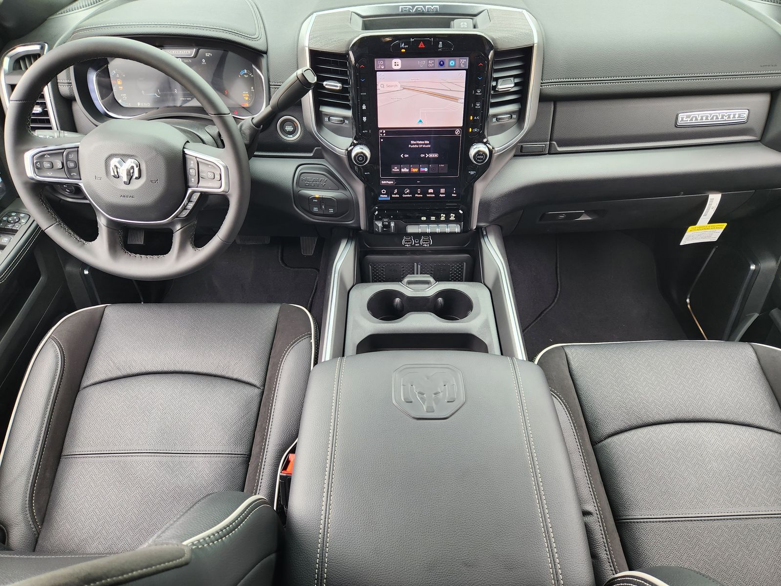 New 2026 Diamond Black Crystal Pearlcoat Ram LARAMIE CREW CAB 4X4 6