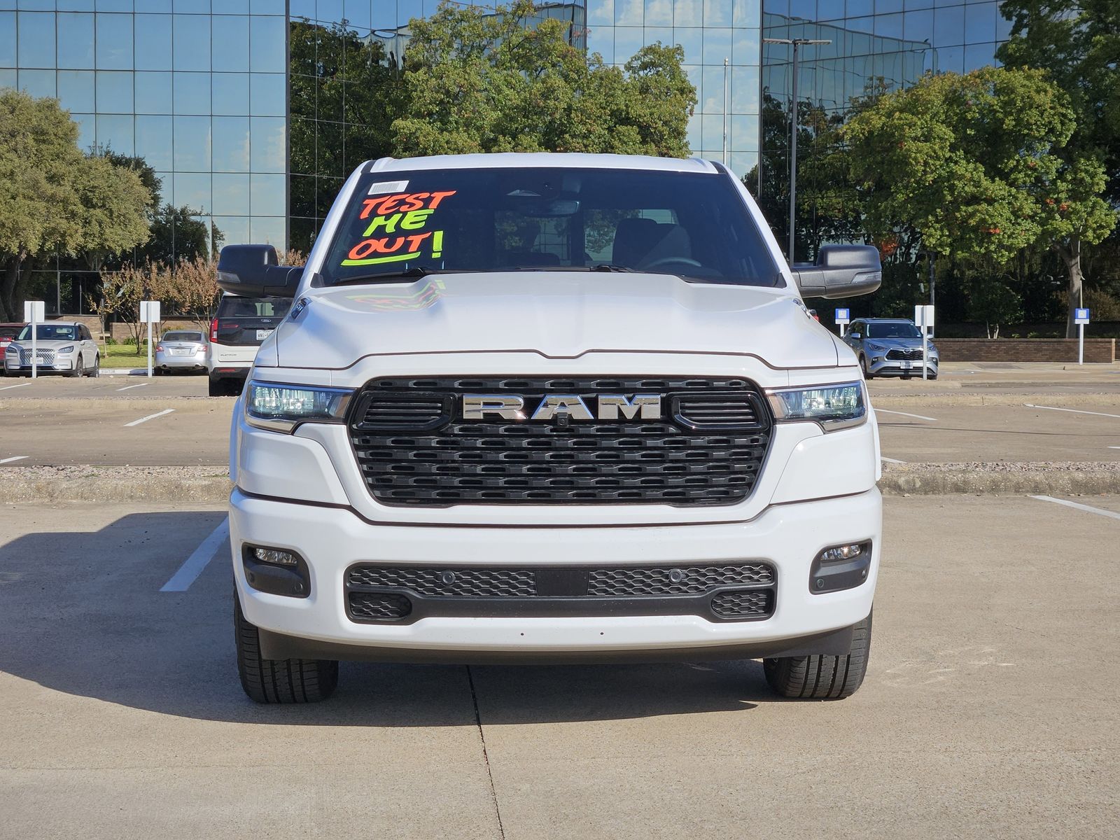 New 2026 Bright White Ram LONE STAR CREW CAB 4X4 5