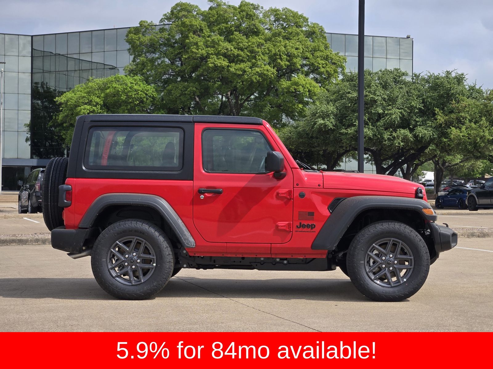 New 2026 Firecracker Red Jeep 2-DOOR SPORT image 2