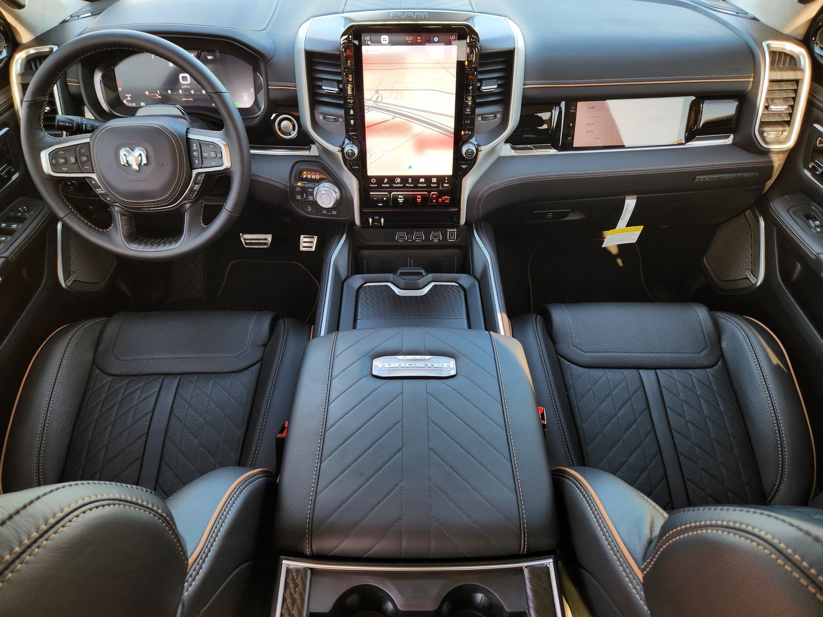 New 2026 Ivory White Tri-Coat Pearlcoat Ram TUNGSTEN CREW CAB 4X4 image 39