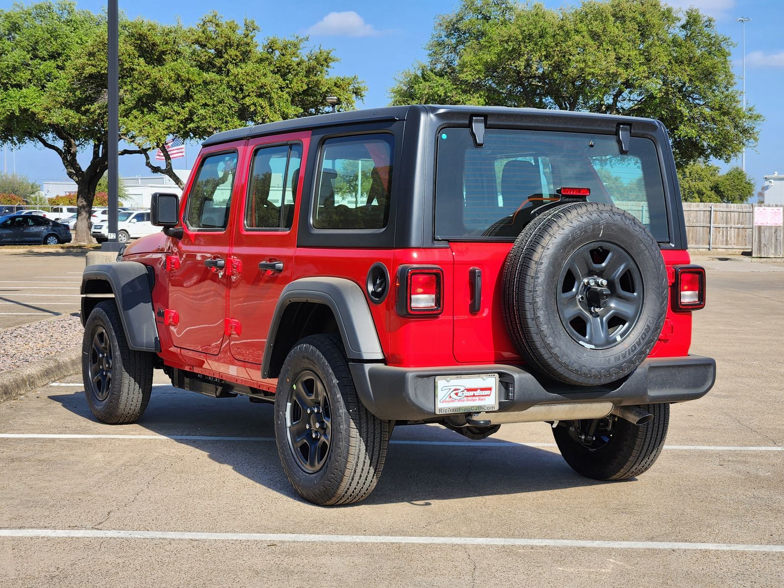 New 2026 Firecracker Red Jeep 4-DOOR SPORT image 4