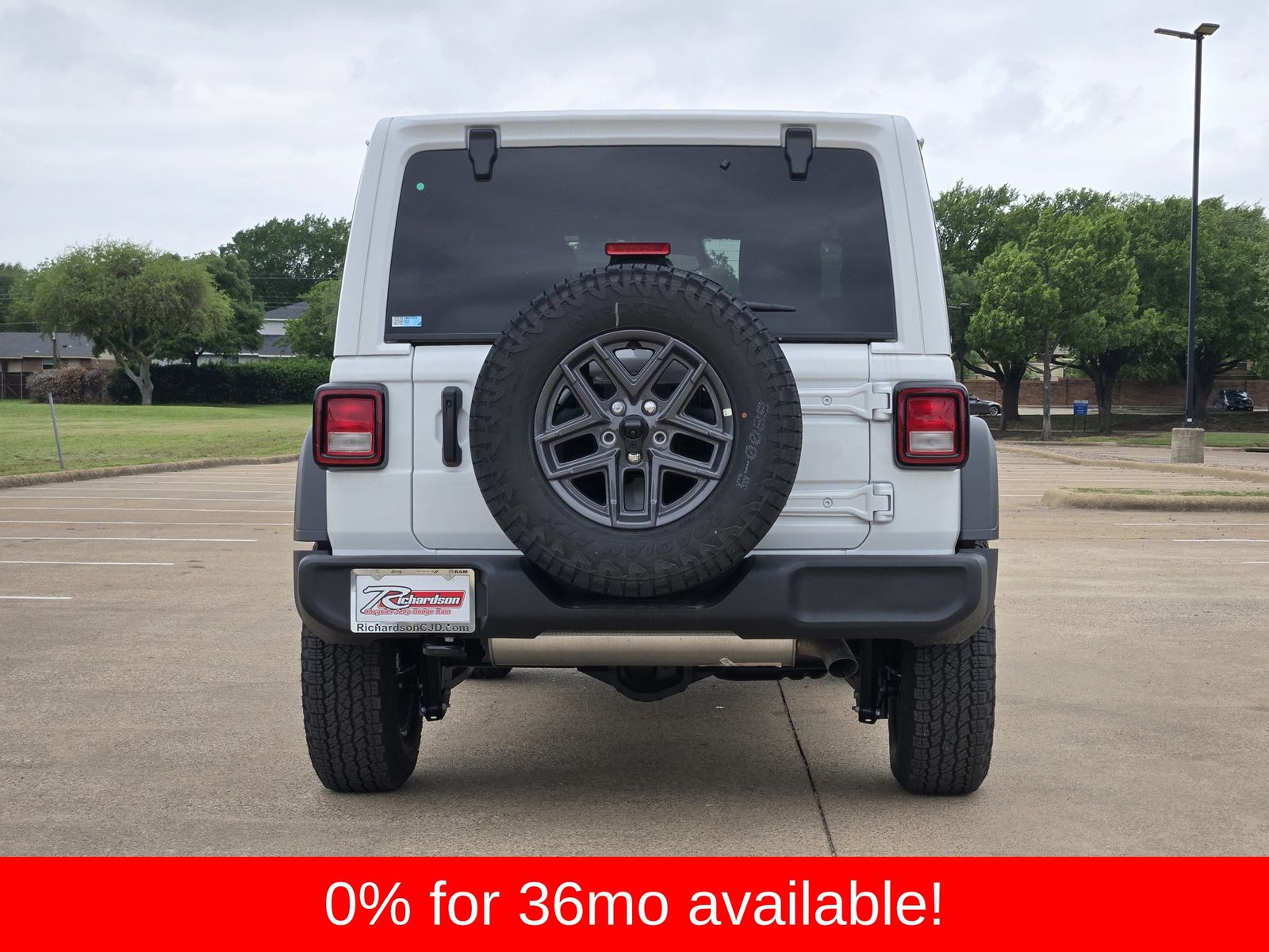 New 2026 Bright White Jeep 4-DOOR SPORT S image 5