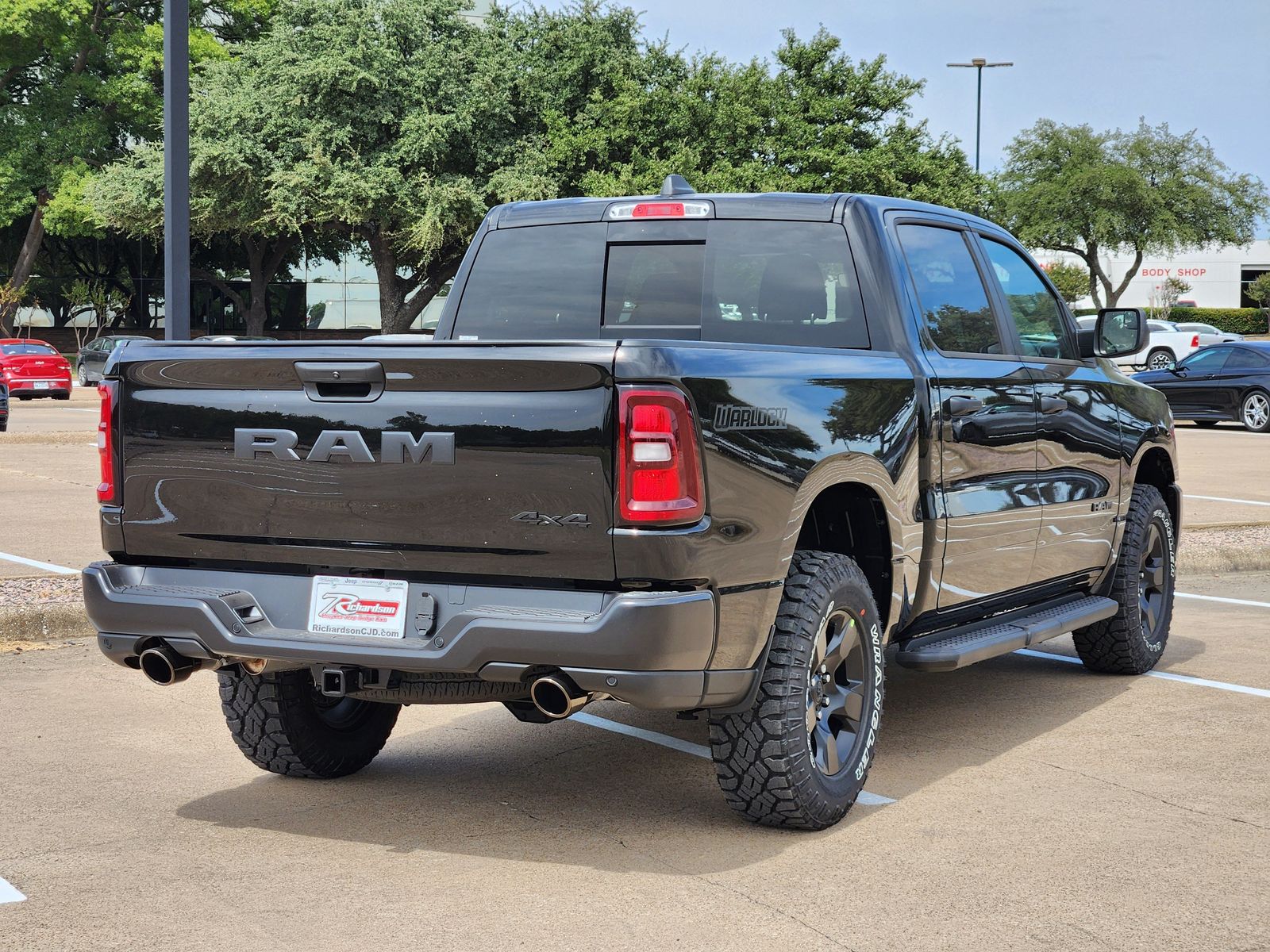 New 2026 Diamond Black Crystal Pearlcoat Ram WARLOCK CREW CAB 4X4 5