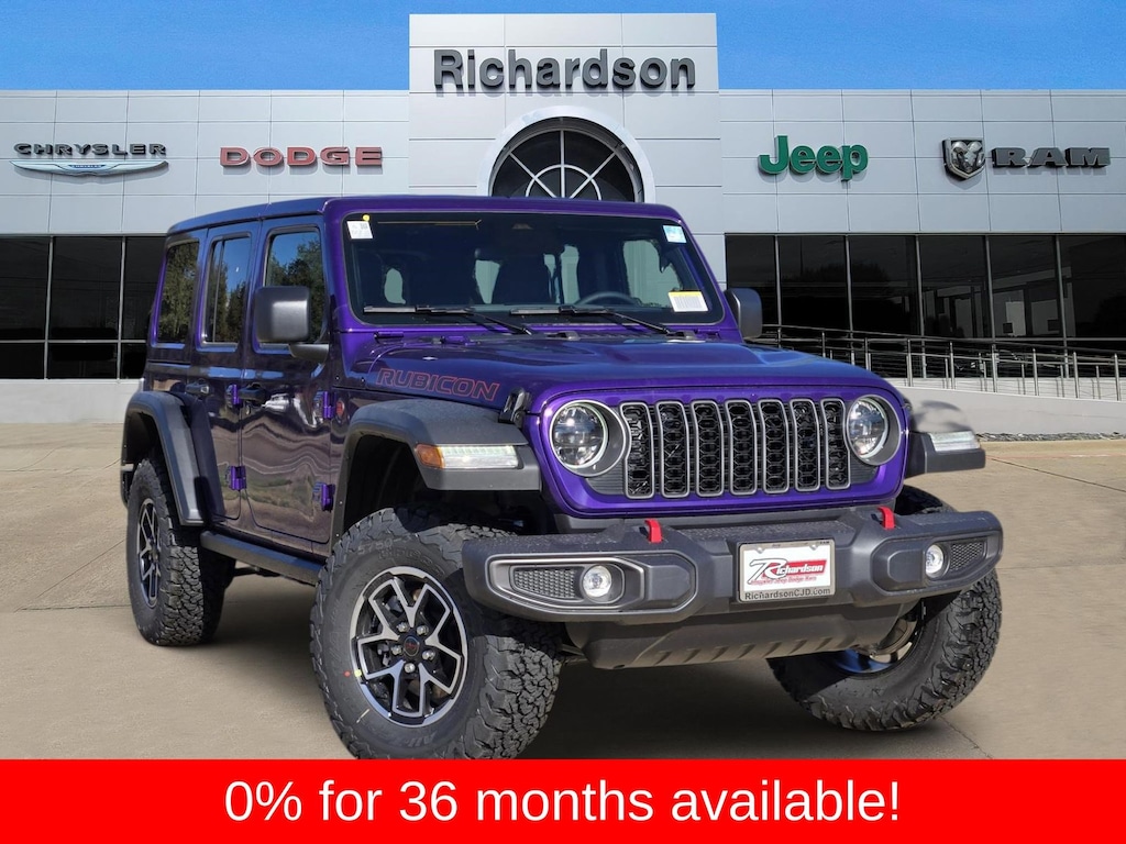 New 2026 Jeep Wrangler 4-DOOR RUBICON Sport Utility