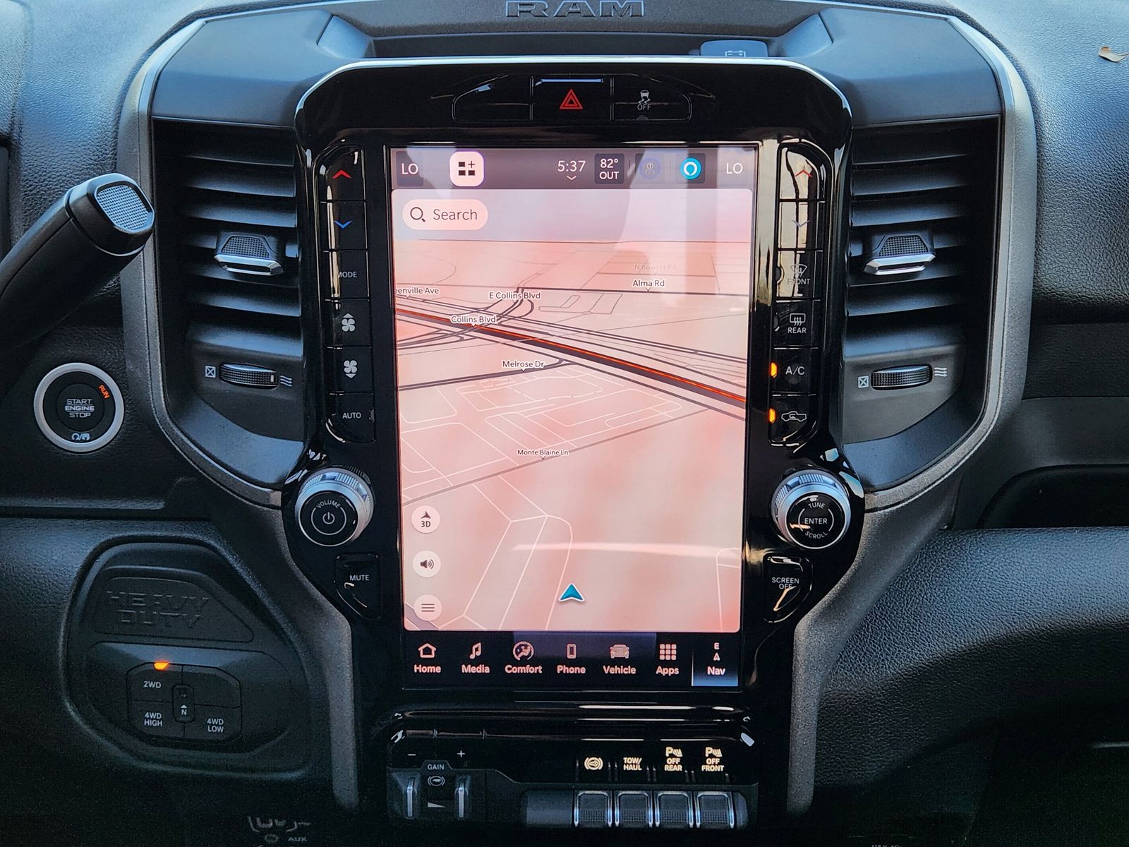 New 2026 Diamond Black Crystal Pearlcoat Ram TRADESMAN CREW CAB 4X4 6