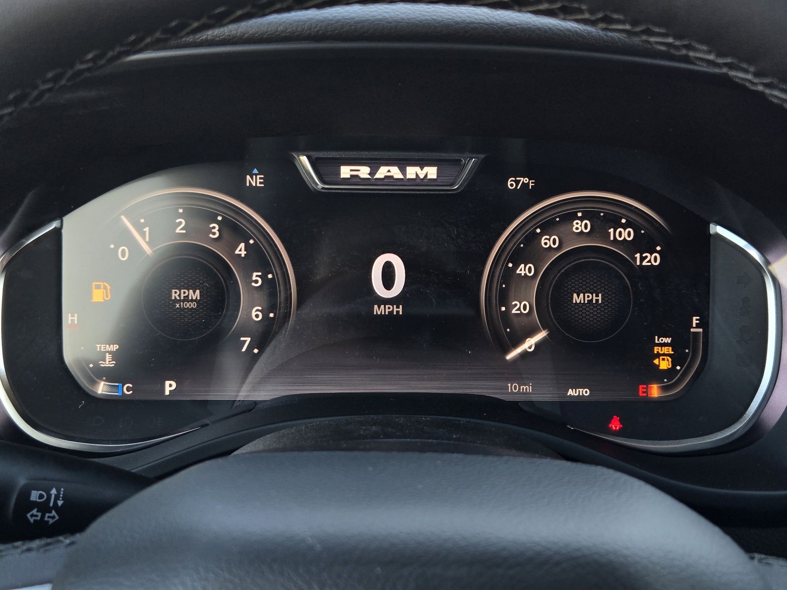 New 2026 Diamond Black Crystal Pearlcoat Ram LONE STAR CREW CAB 4X4 5