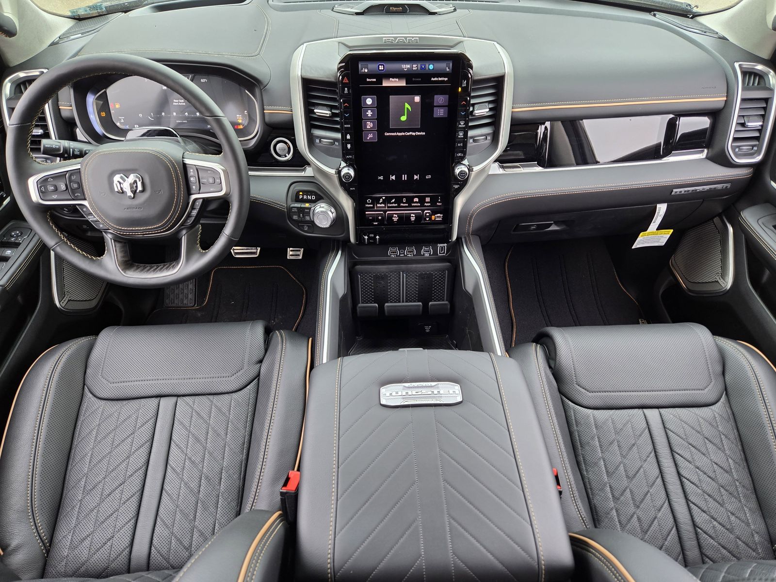 New 2026 Diamond Black Crystal Pearlcoat Ram TUNGSTEN CREW CAB 4X4 image 28