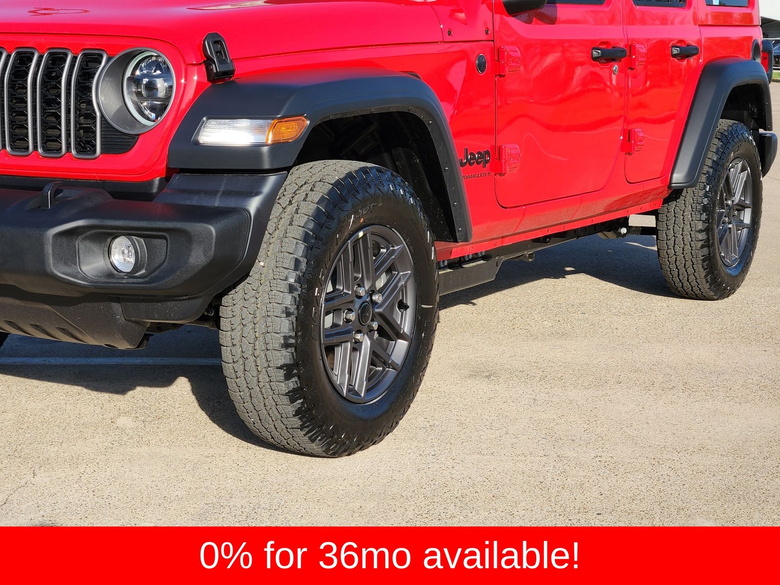 New 2026 Firecracker Red Jeep 4-DOOR SPORT S image 12