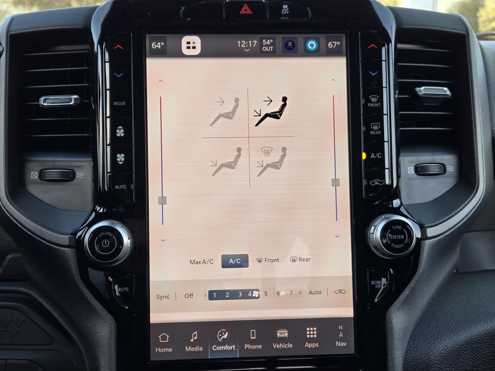 New 2026 Molten Red Pearlcoat Ram TRADESMAN CREW CAB 4X4 6