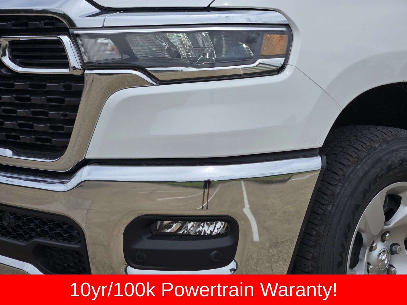 New 2026 Bright White Ram LONE STAR CREW CAB 4X4 5