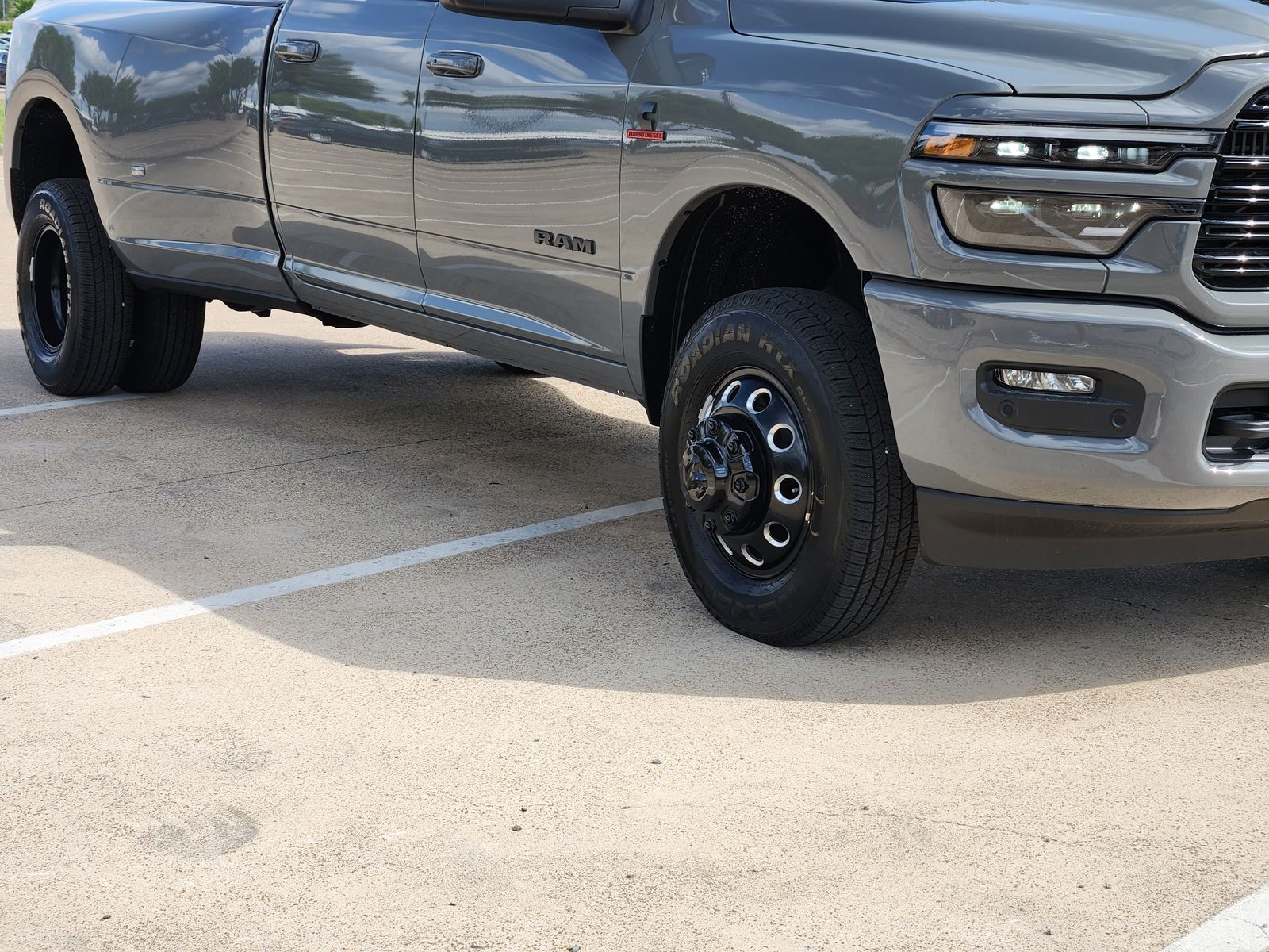 New 2026 Ceramic Gray Ram LARAMIE CREW CAB 4X4 8