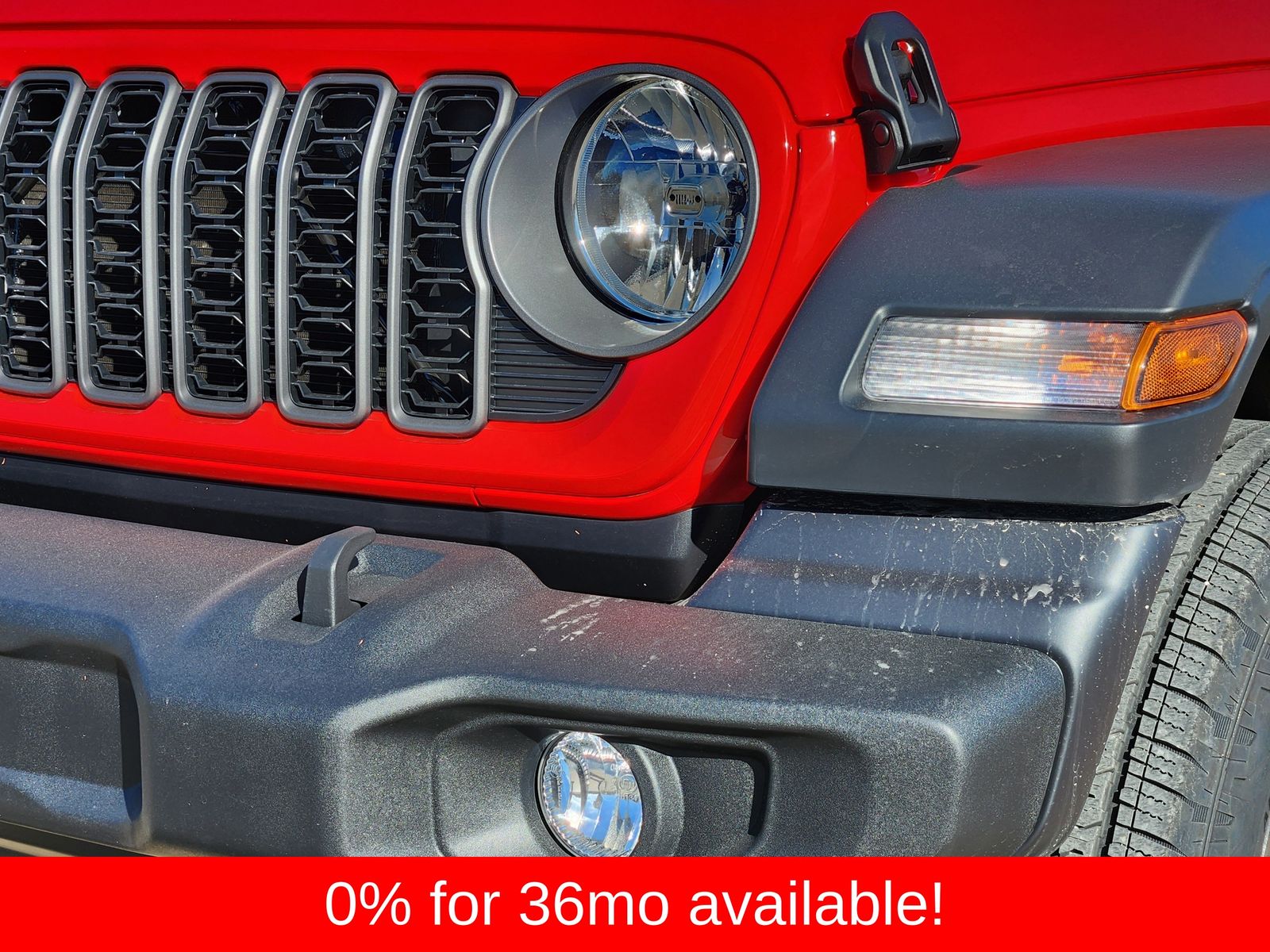 New 2026 Firecracker Red Jeep 4-DOOR SPORT image 8
