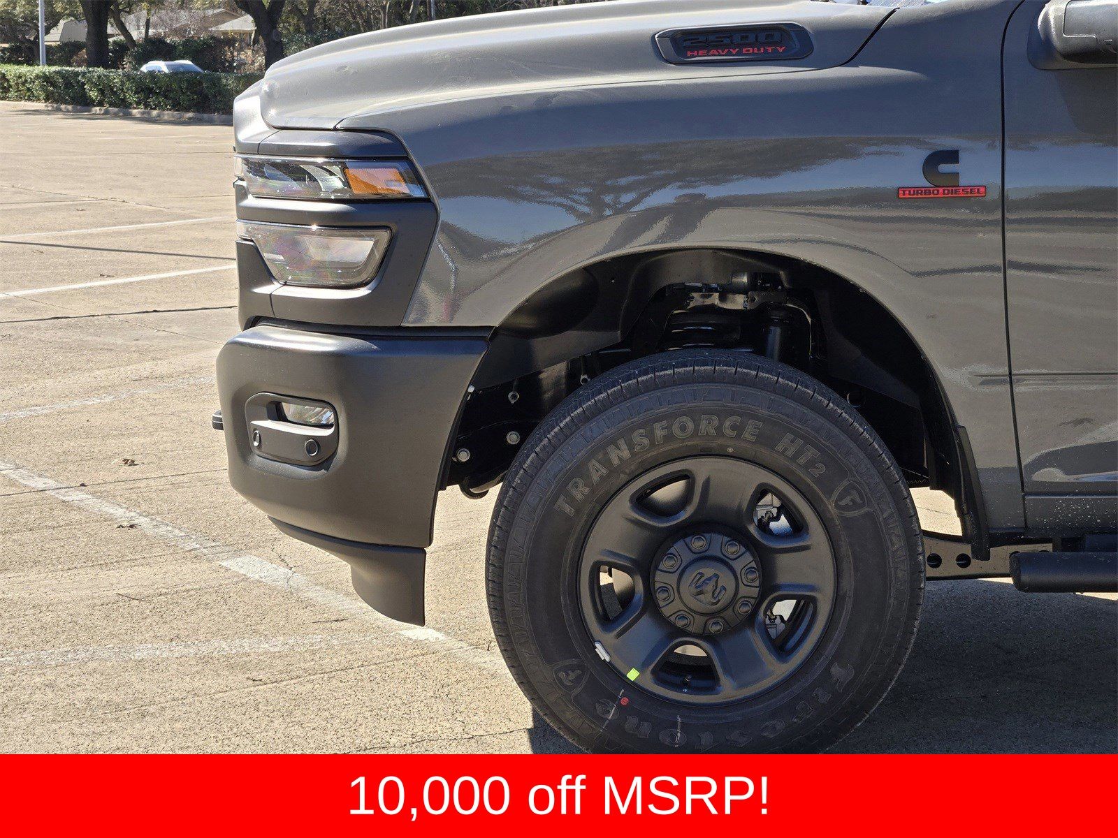New 2026 Ceramic Gray Ram TRADESMAN CREW CAB 4X4 6