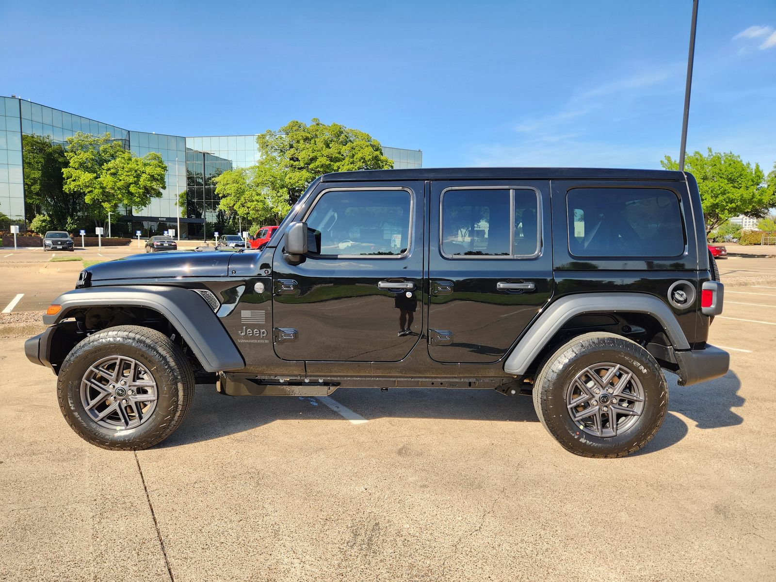 New 2026 Black Jeep 4-DOOR SPORT S image 3