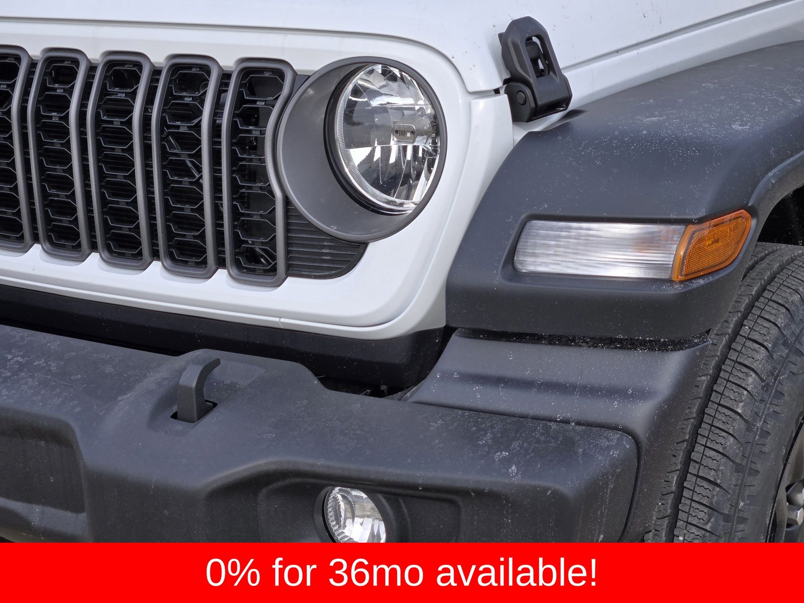 New 2026 Bright White Jeep 2-DOOR SPORT image 8