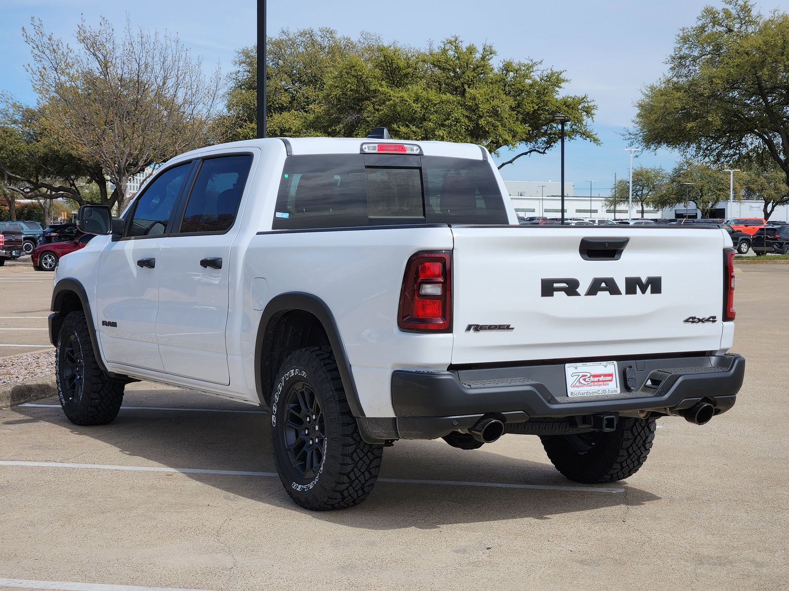New 2026 Bright White Ram REBEL CREW CAB 4X4 5