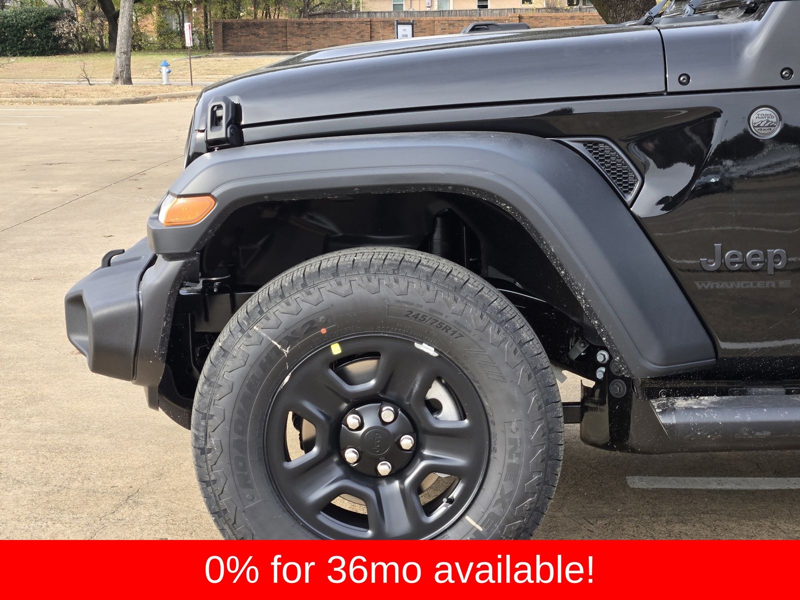 New 2026 Black Jeep 4-DOOR SPORT image 9
