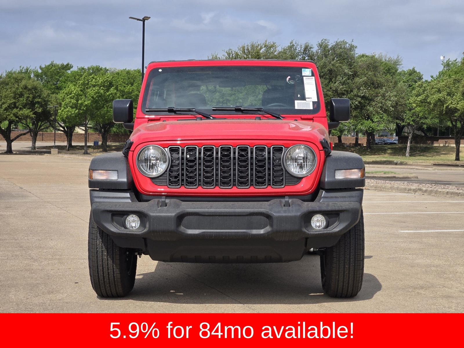 New 2026 Firecracker Red Jeep 2-DOOR SPORT image 6