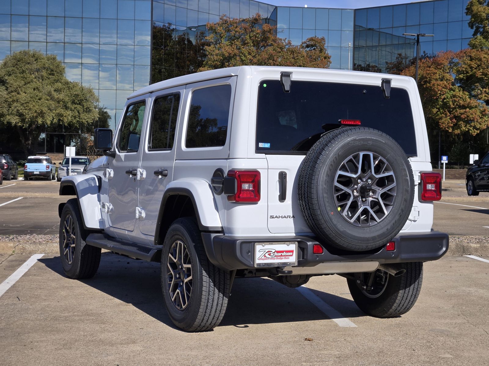 New 2026 Bright White Jeep 4-DOOR SAHARA image 6