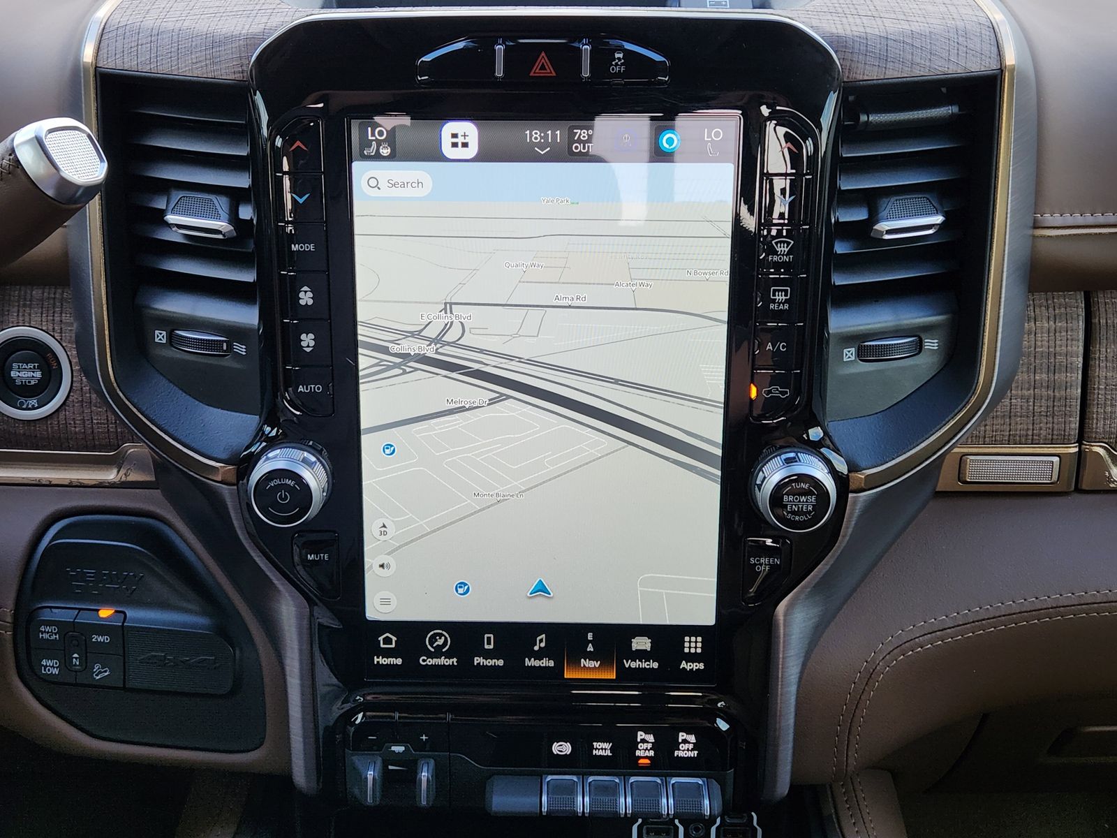 Used 2022 Diamond Black Crystal Pearlcoat Ram Longhorn image 28