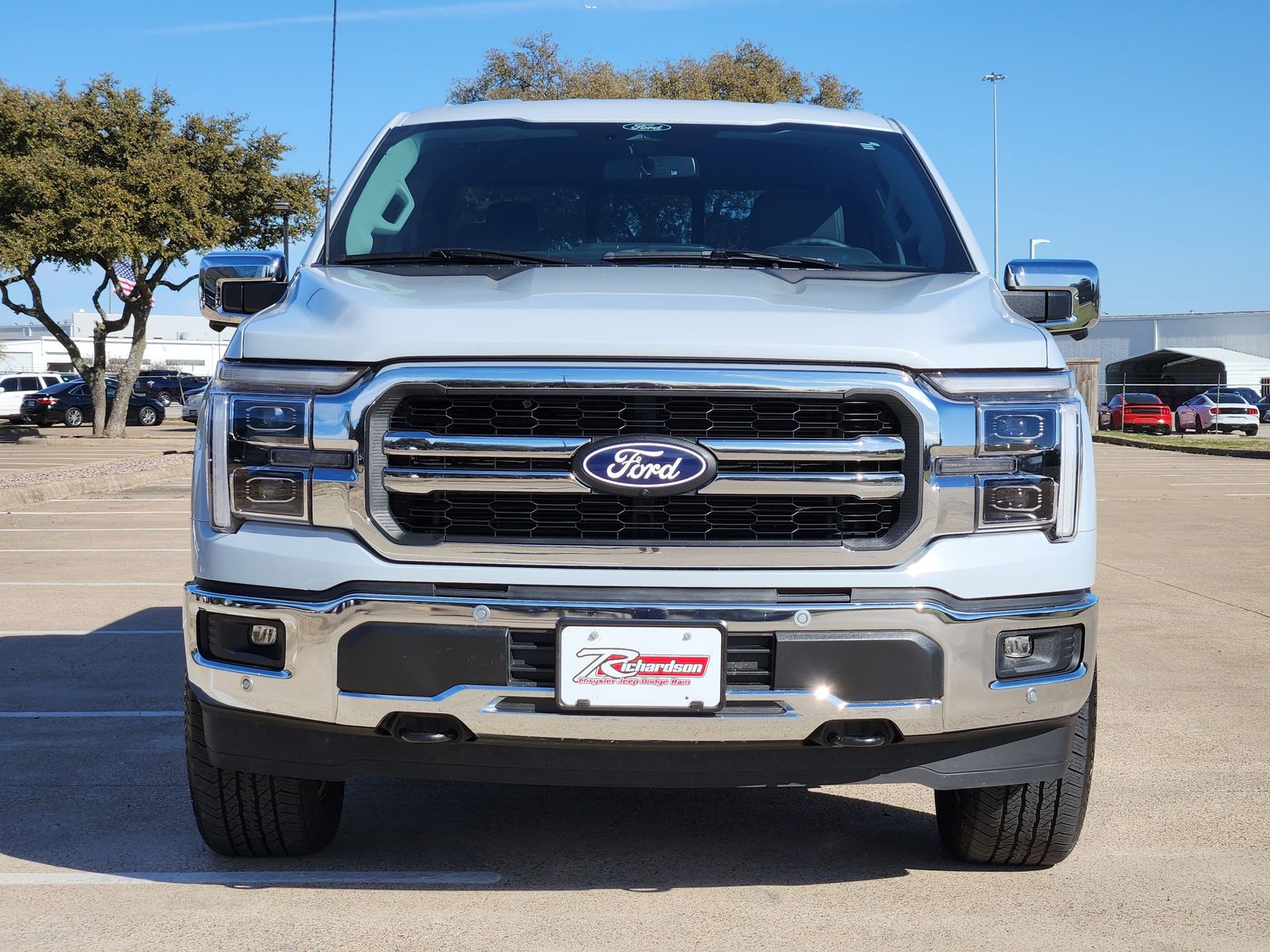 Used 2025 Space White Metallic Ford Lariat image 7