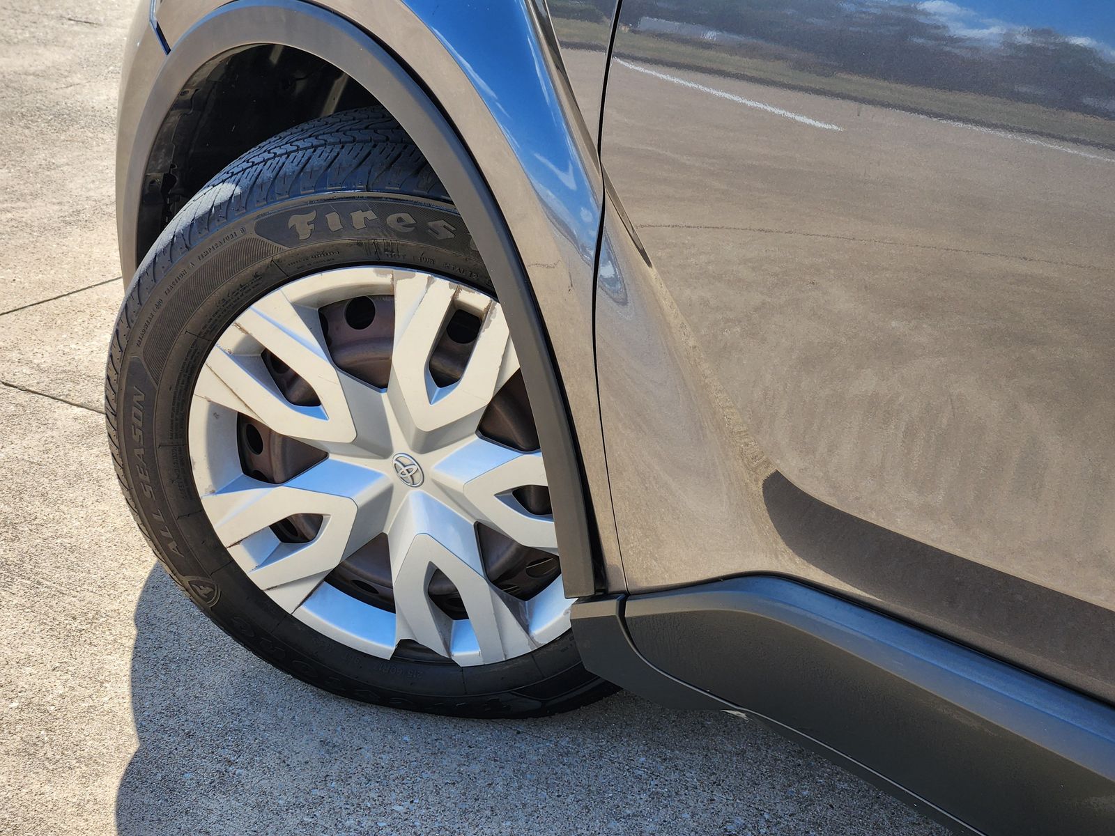 Used 2021 Magnetic Gray Toyota LE image 12