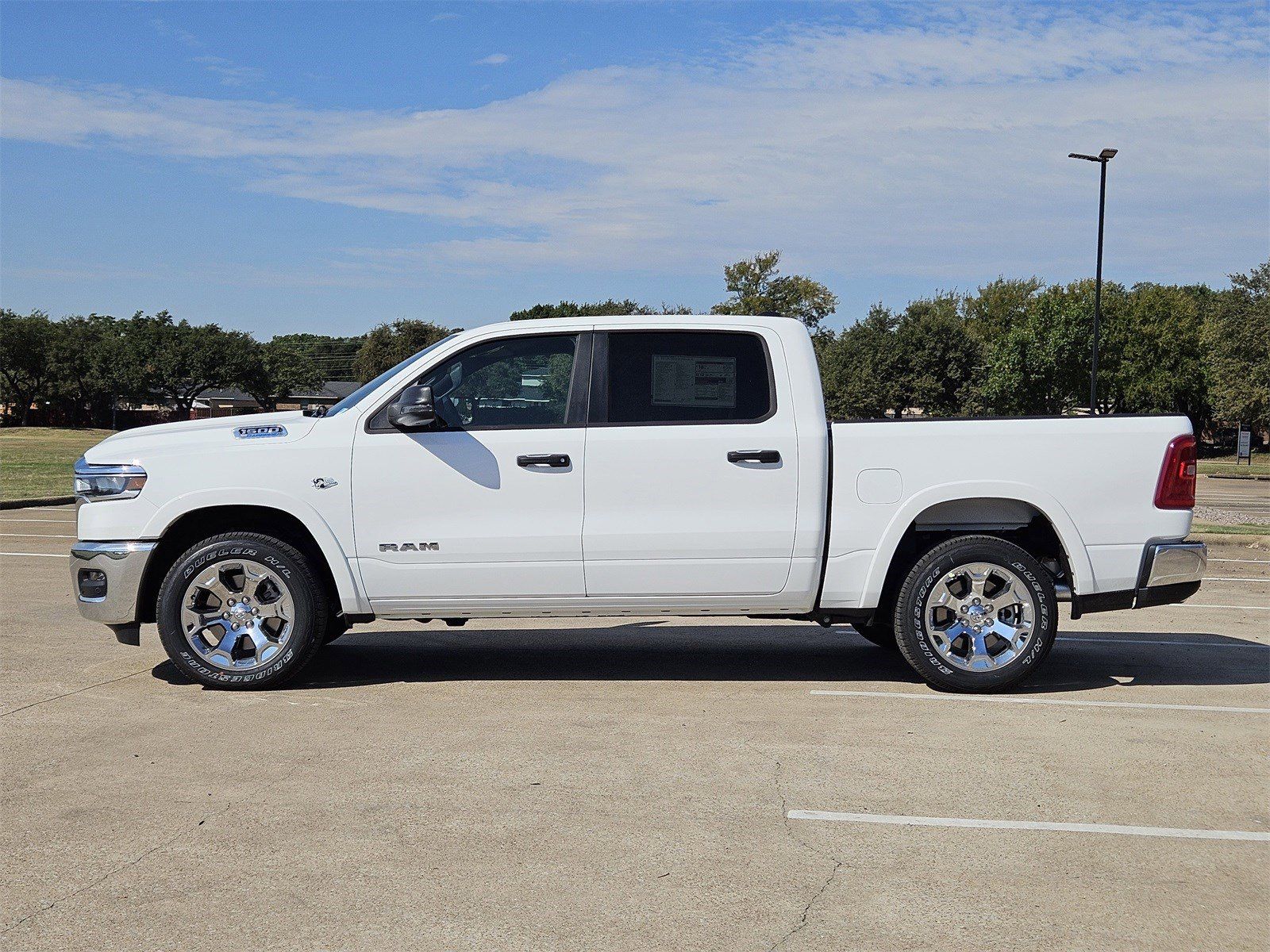 New 2026 Bright White Ram LONE STAR CREW CAB 4X4 5