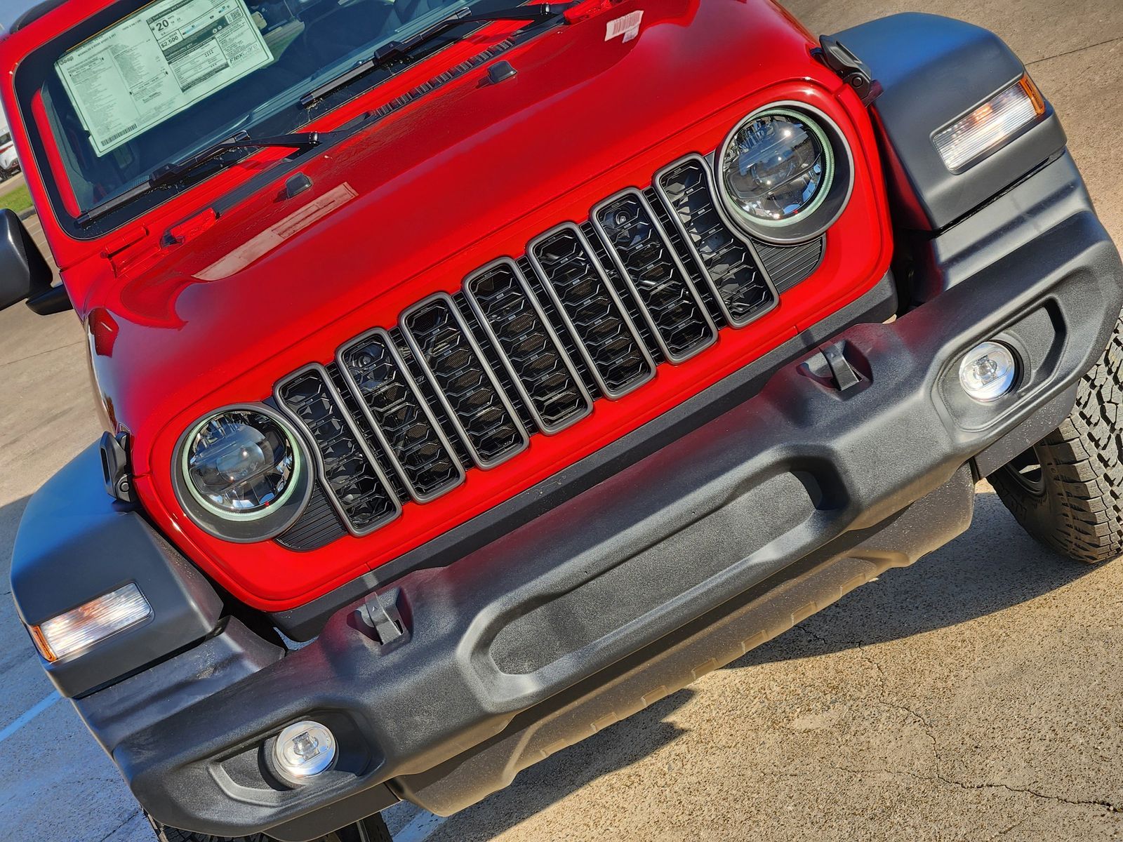 New 2026 Firecracker Red Jeep 4-DOOR SPORT S image 14
