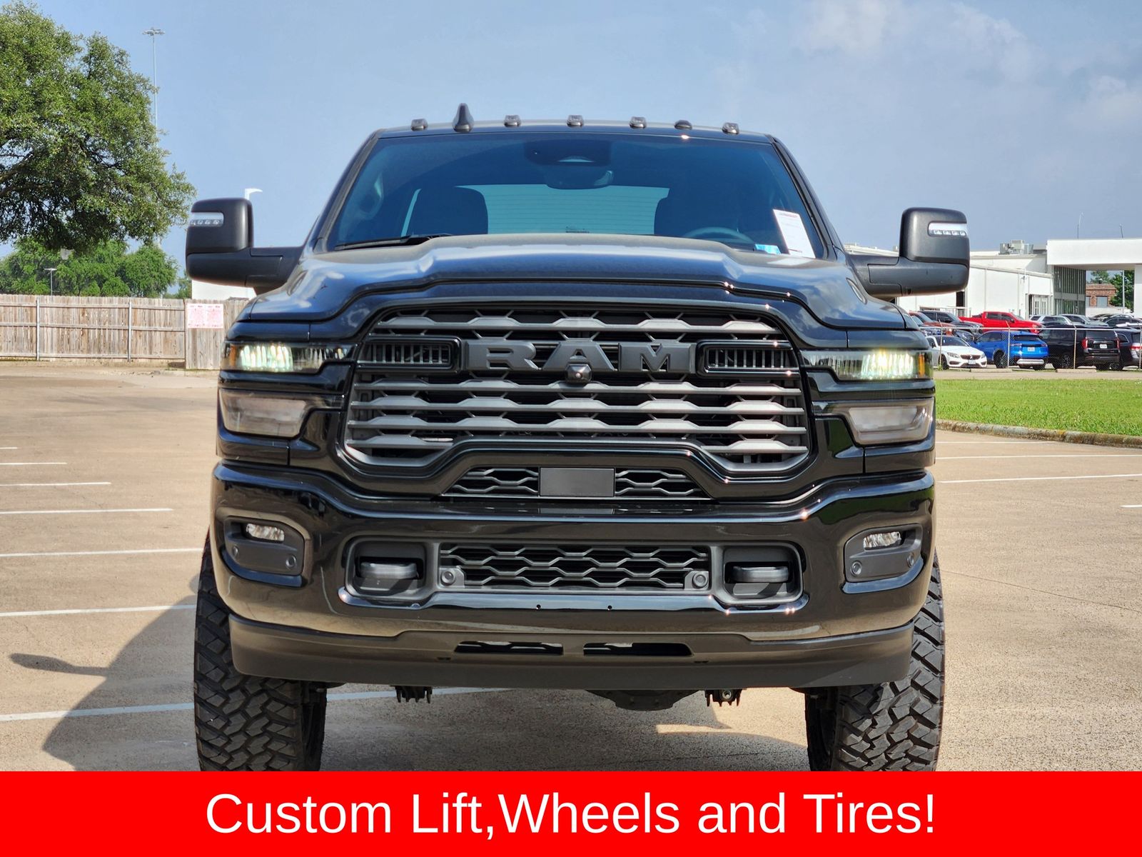 New 2026 Diamond Black Crystal Pearlcoat Ram LONE STAR CREW CAB 4X4 8
