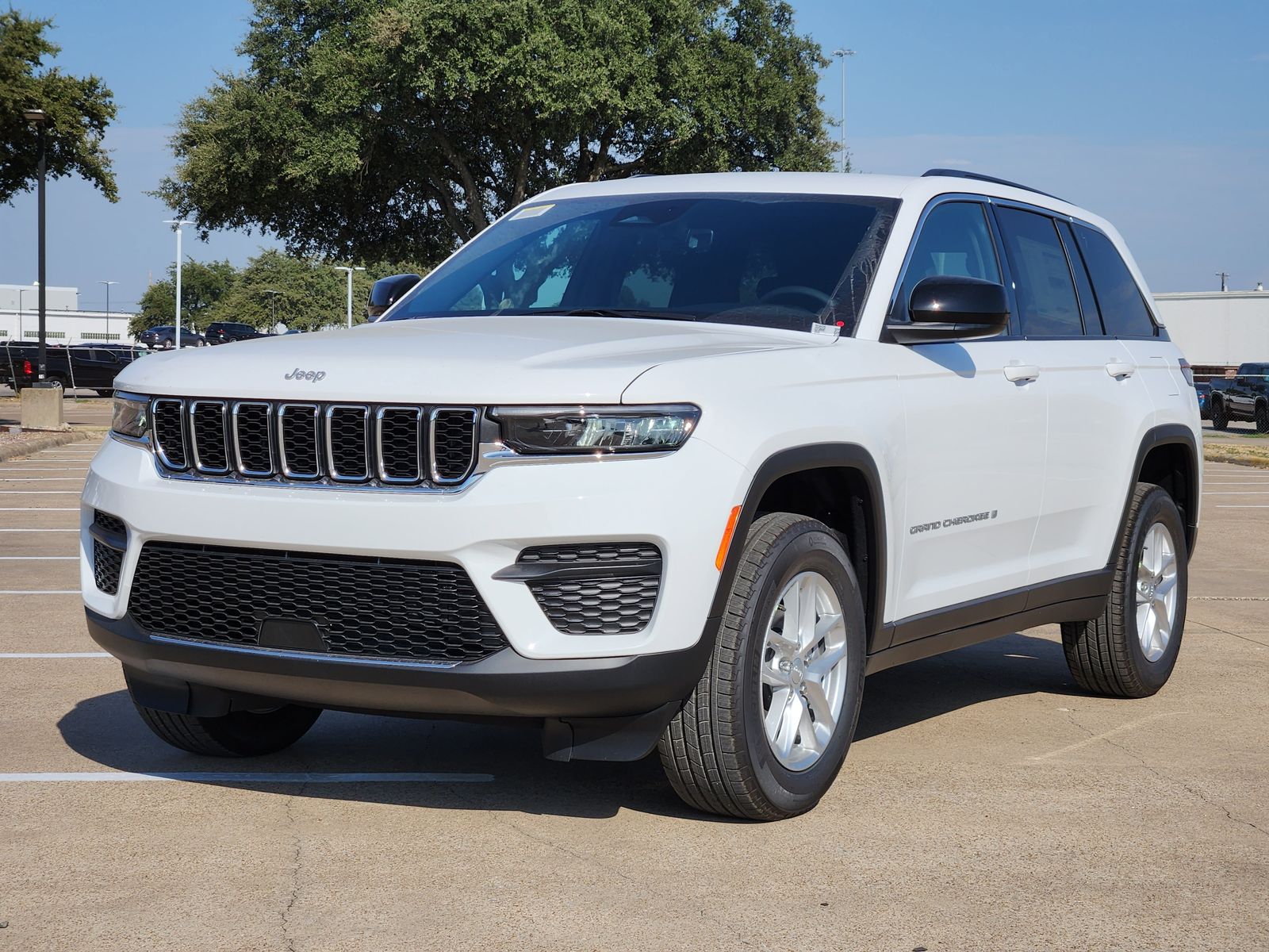 New 2026 Bright White Jeep LAREDO 4X4 image 2