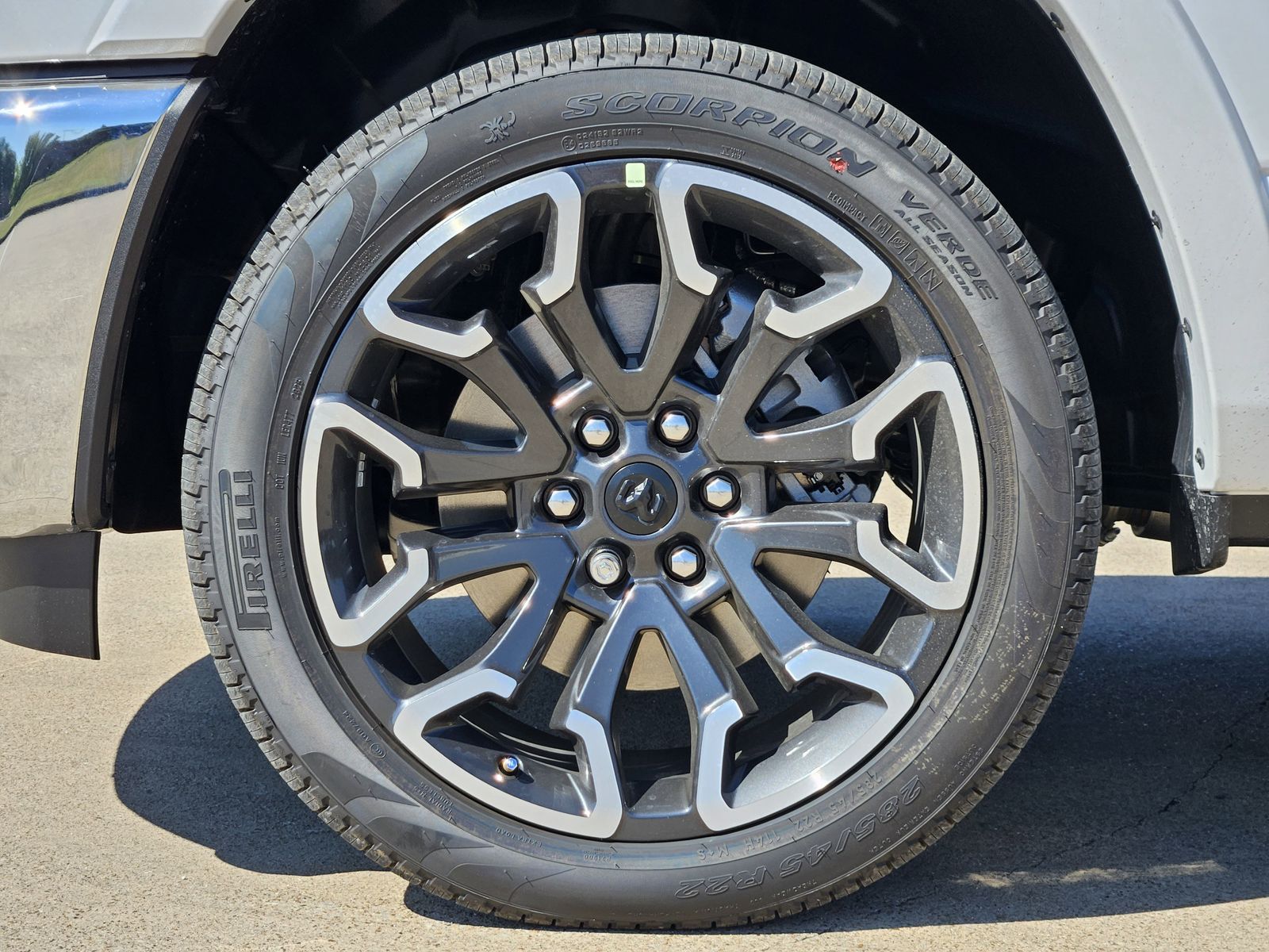 New 2026 Ivory White Tri-Coat Pearlcoat Ram LIMITED LONGHORN CREW CAB 4X4 5