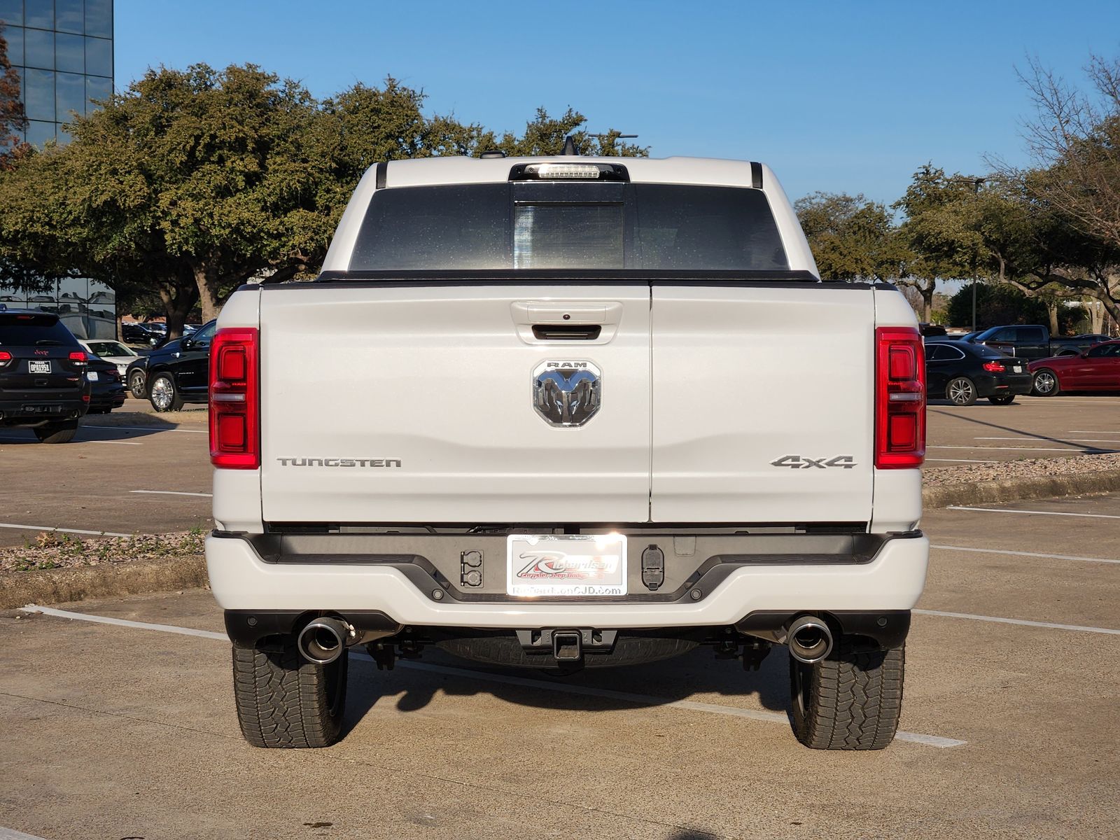 New 2026 Ivory White Tri-Coat Pearlcoat Ram TUNGSTEN CREW CAB 4X4 image 5