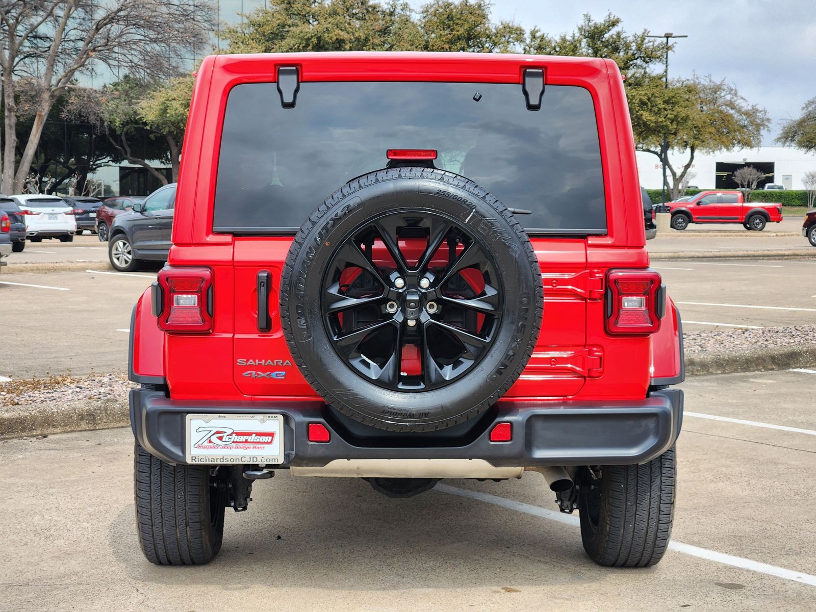Certified Used 2025 Firecracker Red Jeep Sahara image 5