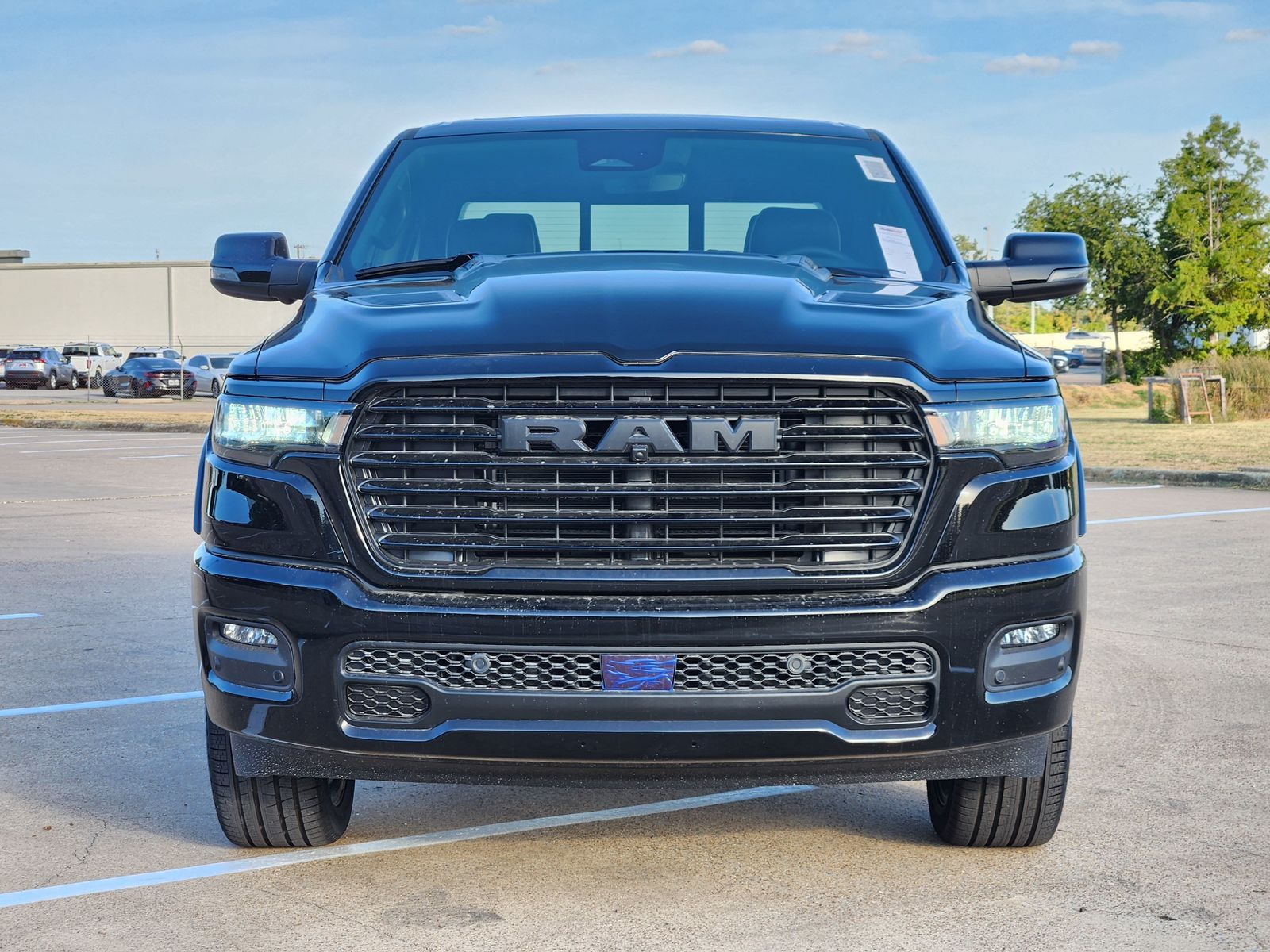 New 2026 Diamond Black Crystal Pearlcoat Ram LARAMIE CREW CAB 4X4 5