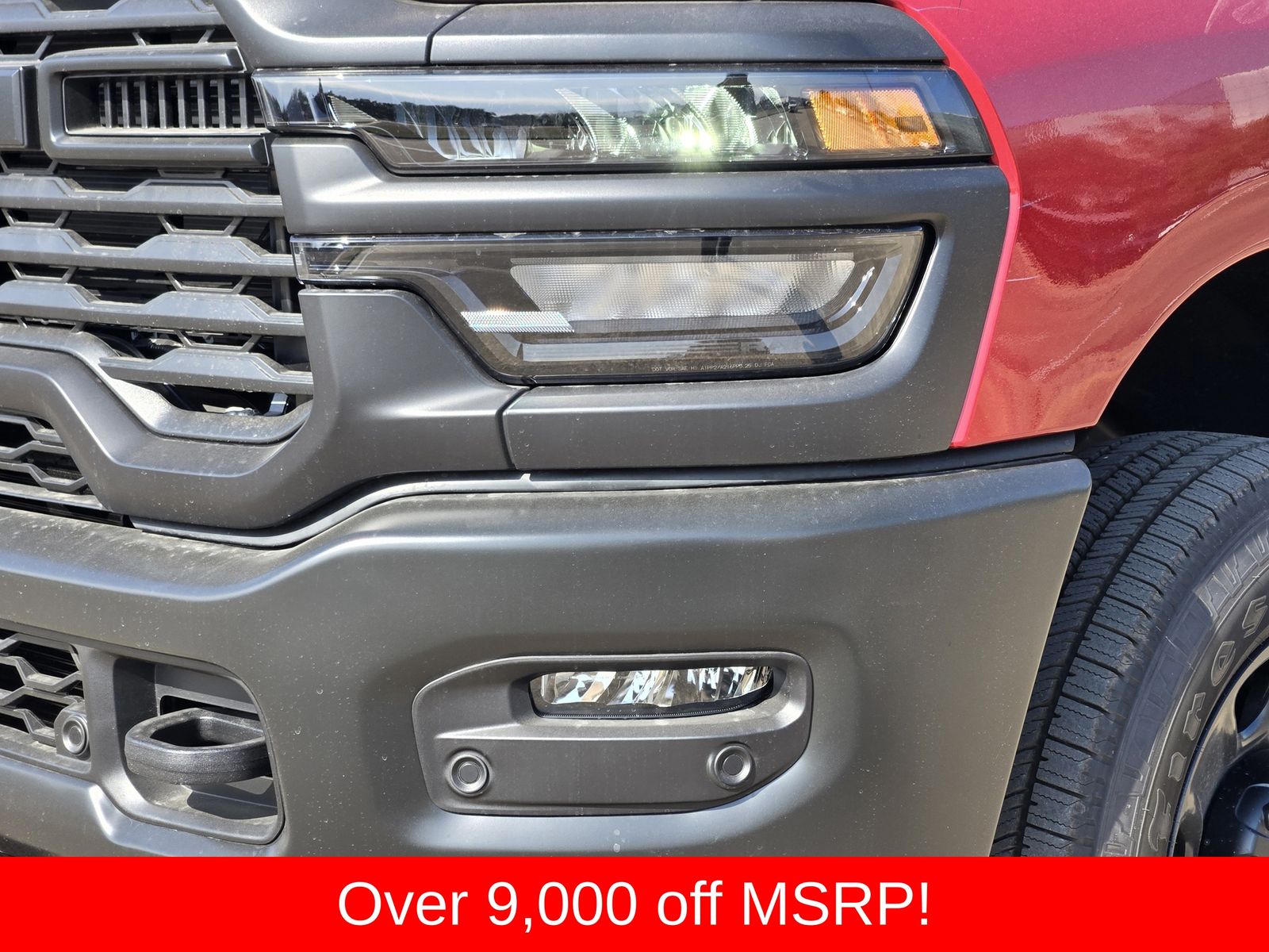 New 2026 Molten Red Pearlcoat Ram TRADESMAN CREW CAB 4X4 6