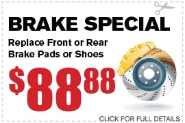 Brake Service Special Richardson TX