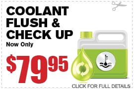 Coolant Flush & Check Up Specials Richardson TX