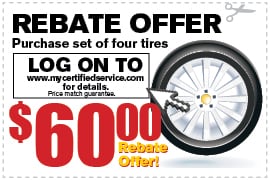 Tire Rebate Offer Richardson TX
