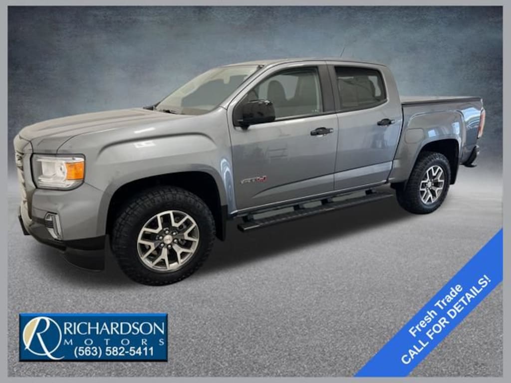 Used 2021 GMC Canyon AT4 w/Leather Truck Crew Cab